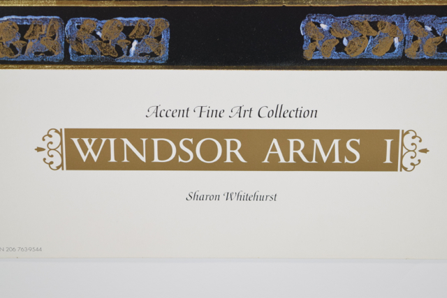 Offset Lithograph of "Windsor Arms I" After Sharon Whitehurst
