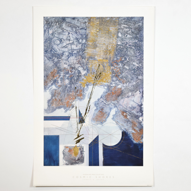 Offset Lithograph of "Cosmic Shores" after Robert A. Devoe