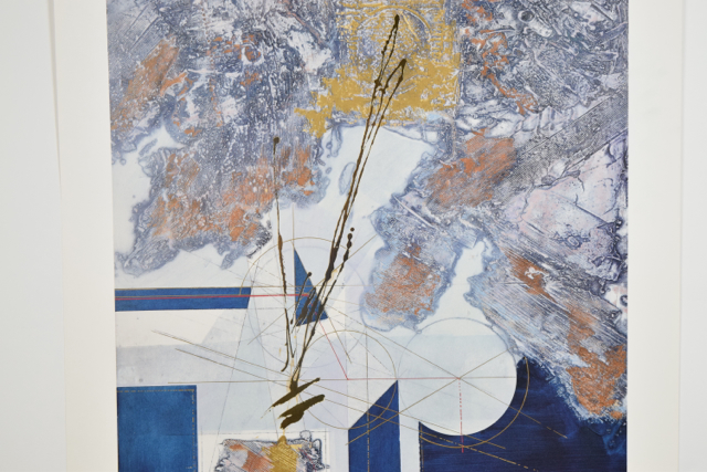 Offset Lithograph of "Cosmic Shores" after Robert A. Devoe