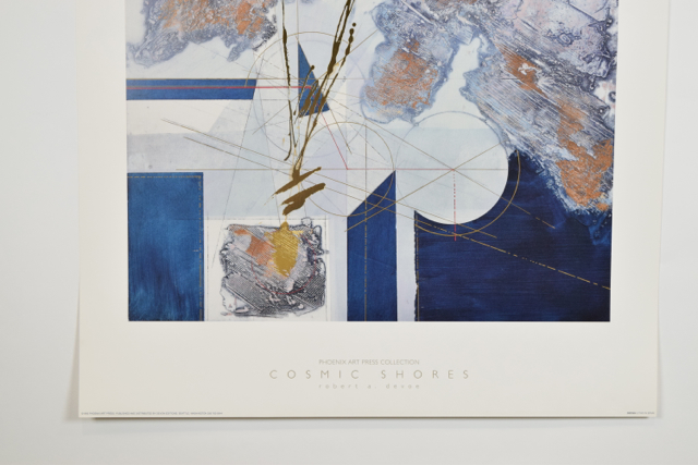 Offset Lithograph of "Cosmic Shores" after Robert A. Devoe