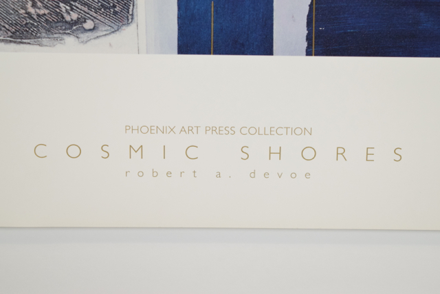 Offset Lithograph of "Cosmic Shores" after Robert A. Devoe