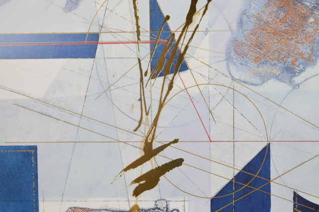 Offset Lithograph of "Cosmic Shores" after Robert A. Devoe