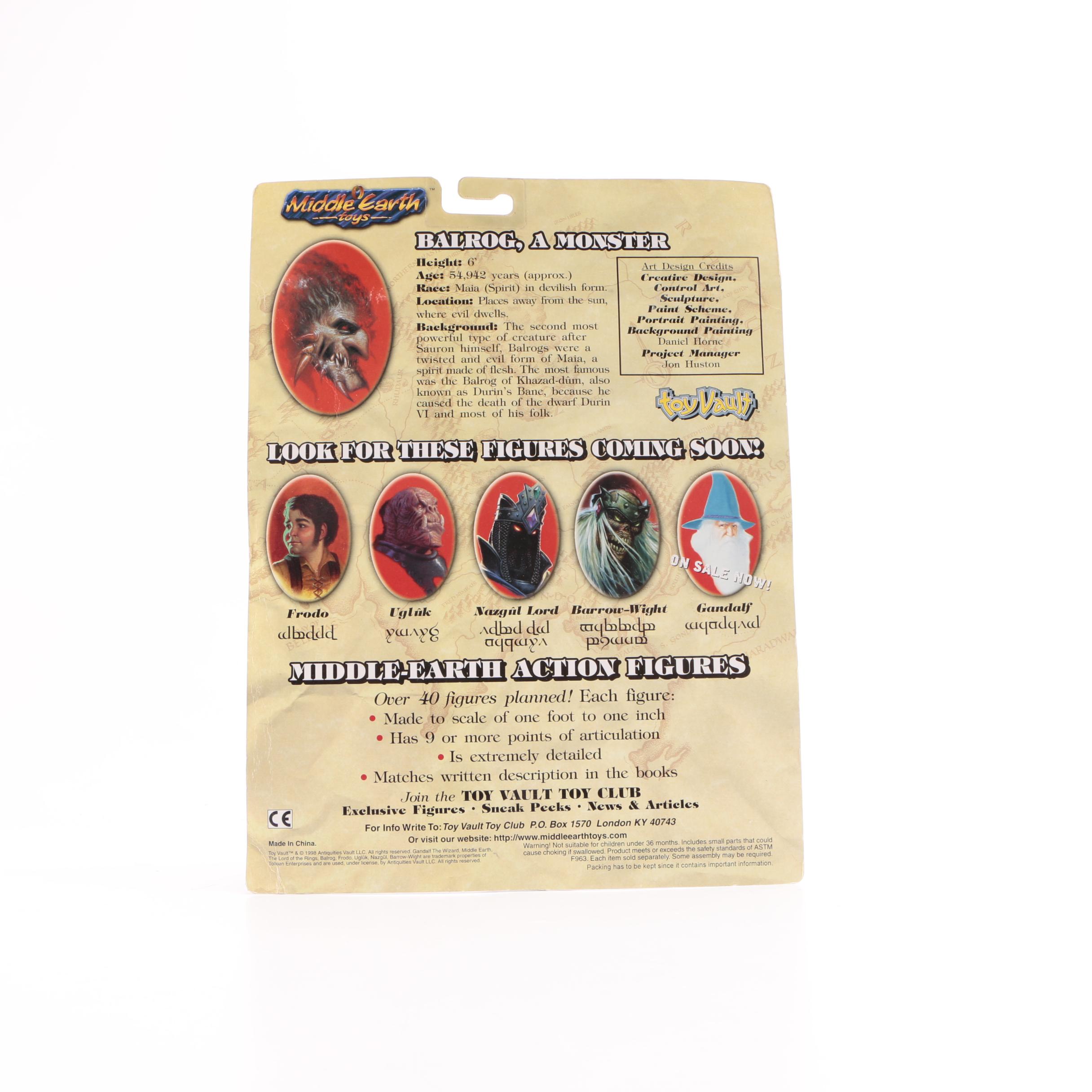 J. R. R. Tolkien "Middle Earth Toys" Action Figures