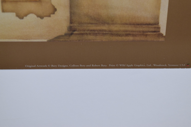 Offset Lithograph of "Villa Medici" After Bery Designs