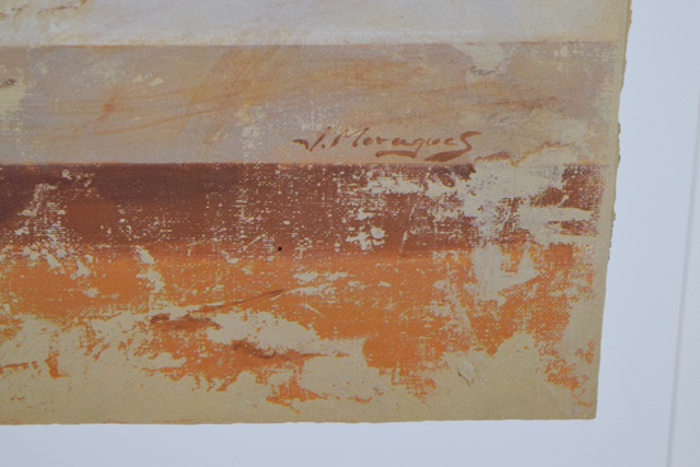 Offset Lithograph of a Still Life Featuring a Classical Ewer