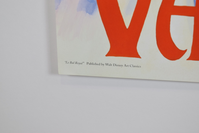 Offset Lithograph of "Le Bal Royal", a Scene in French From Walt Disney's Cinderella