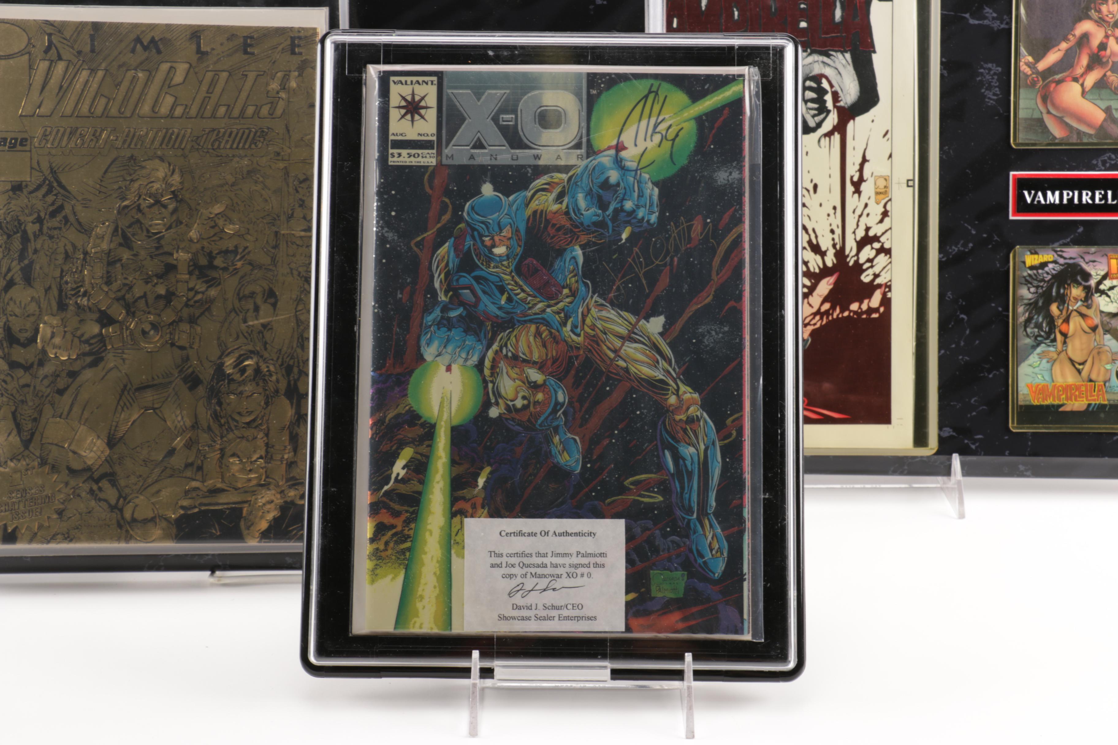 Framed Signed and Special Edition Comic Books