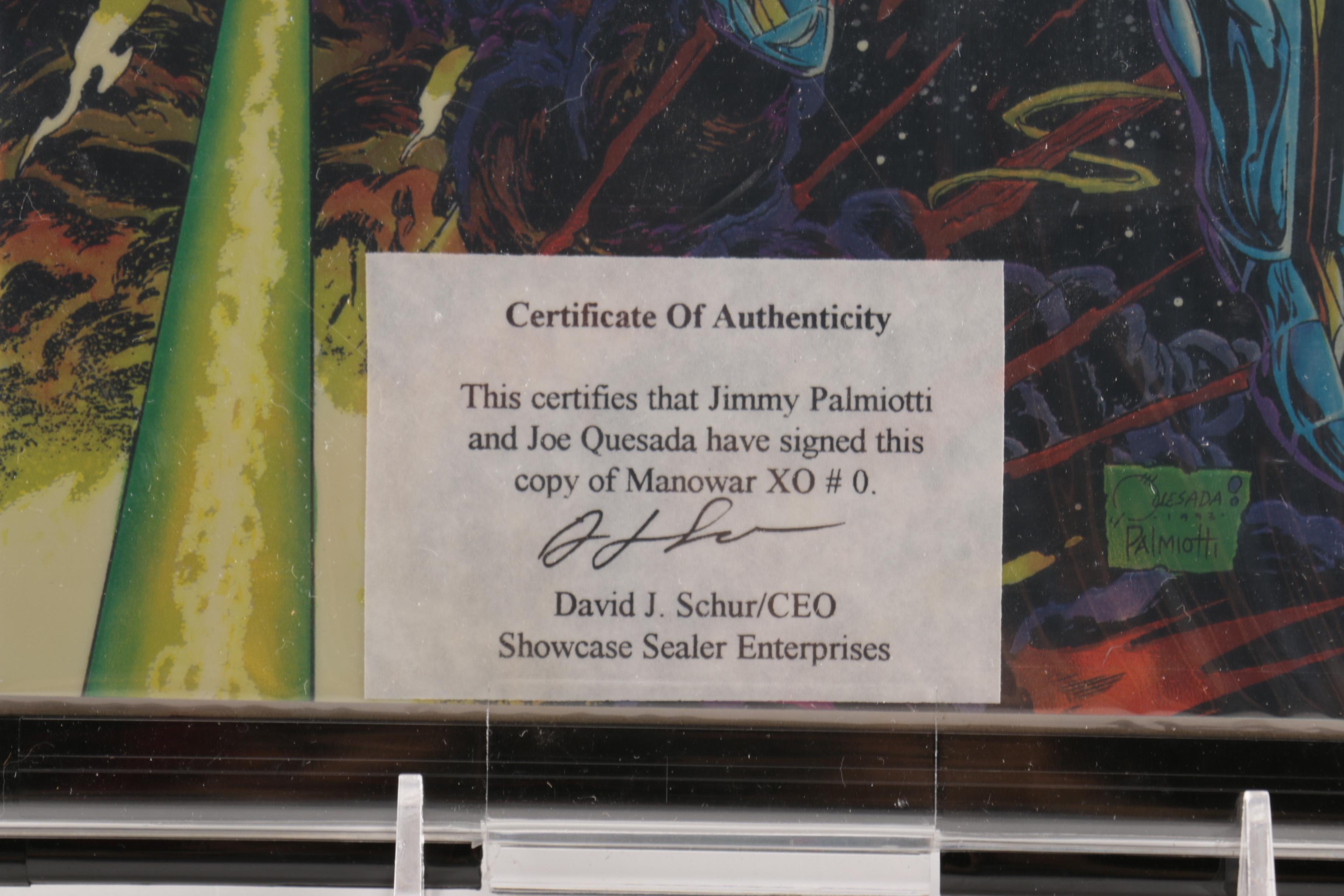 Framed Signed and Special Edition Comic Books