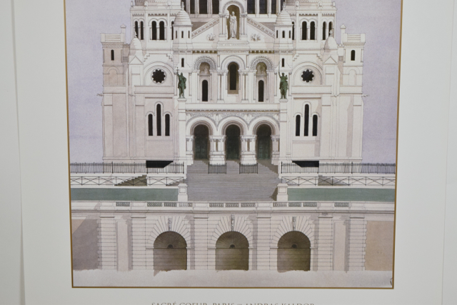 Offset Lithograph of "Sacre Coeur, Paris" after Andras Kaldor