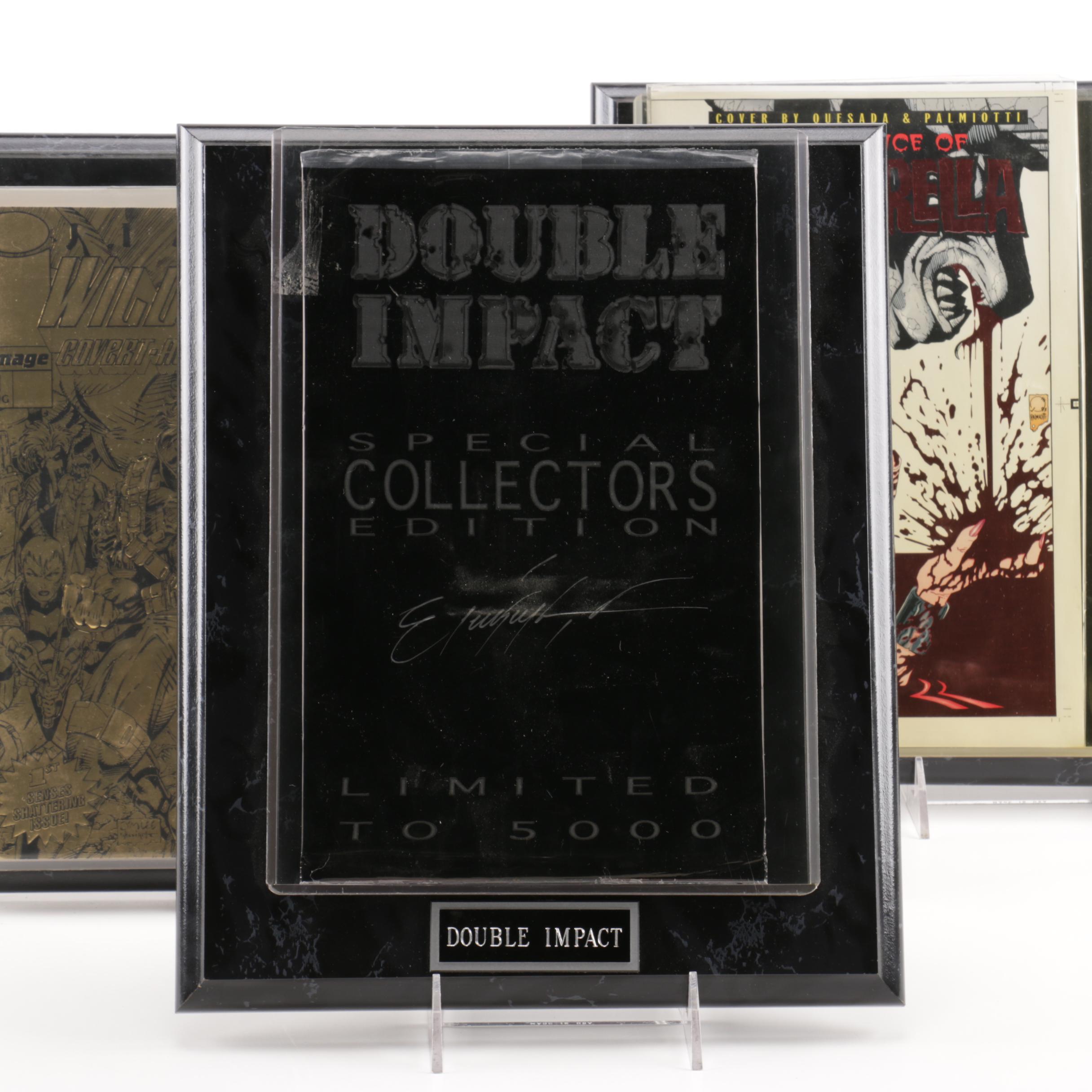 Framed Signed and Special Edition Comic Books