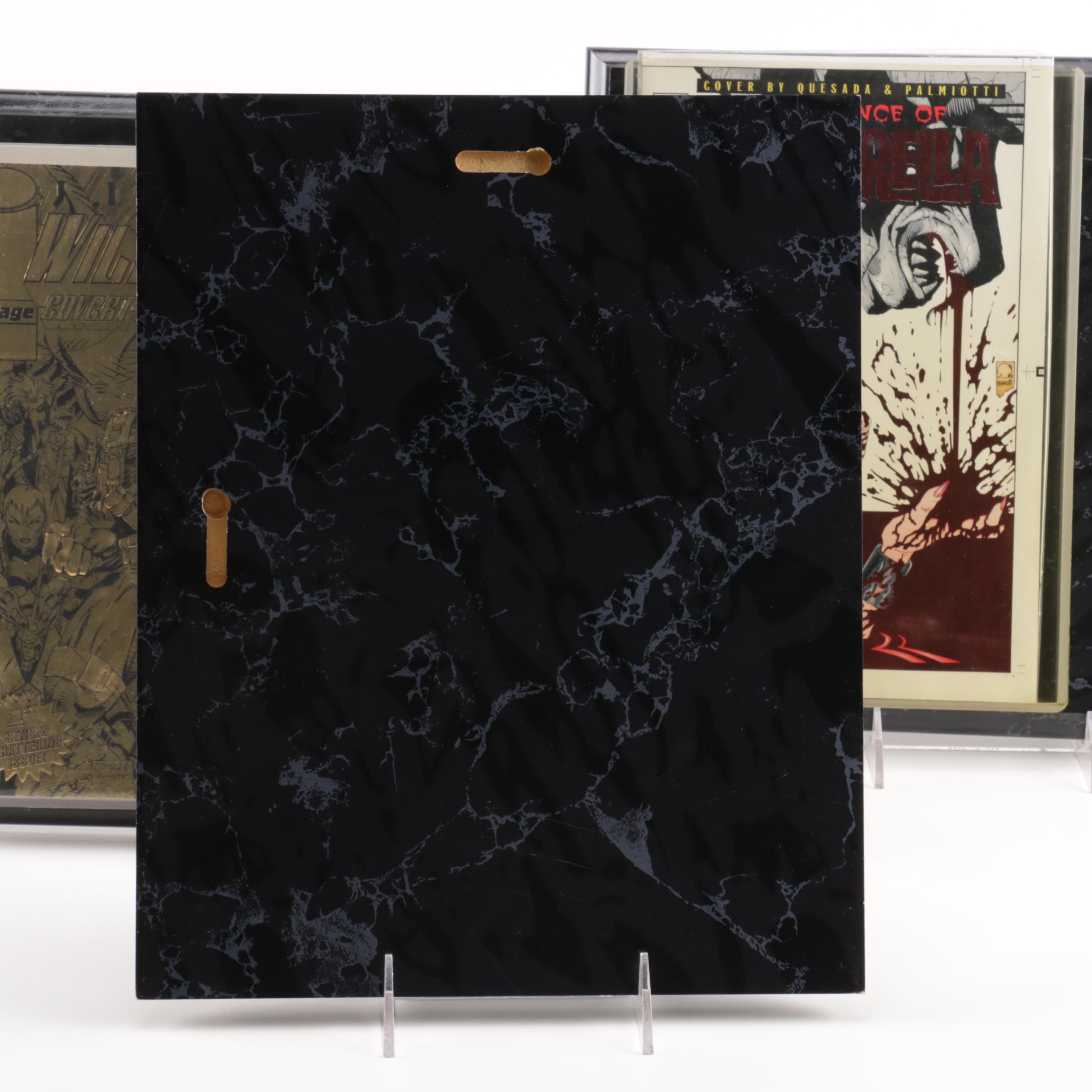 Framed Signed and Special Edition Comic Books