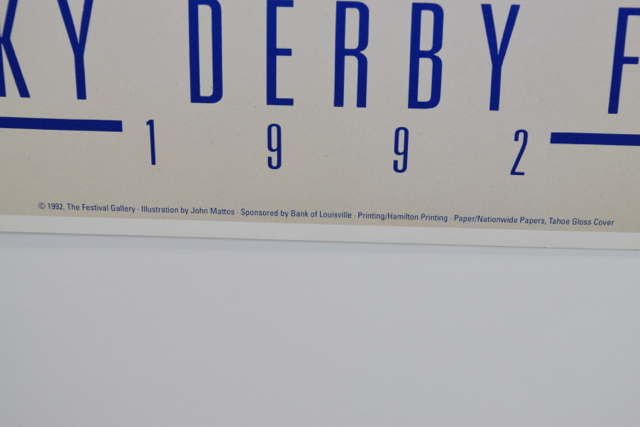 1992 Derby Festival Poster