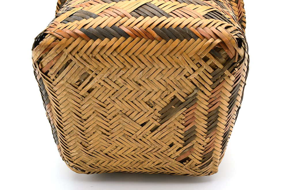 Vintage Southeastern Native American Wicker Woven Basket
