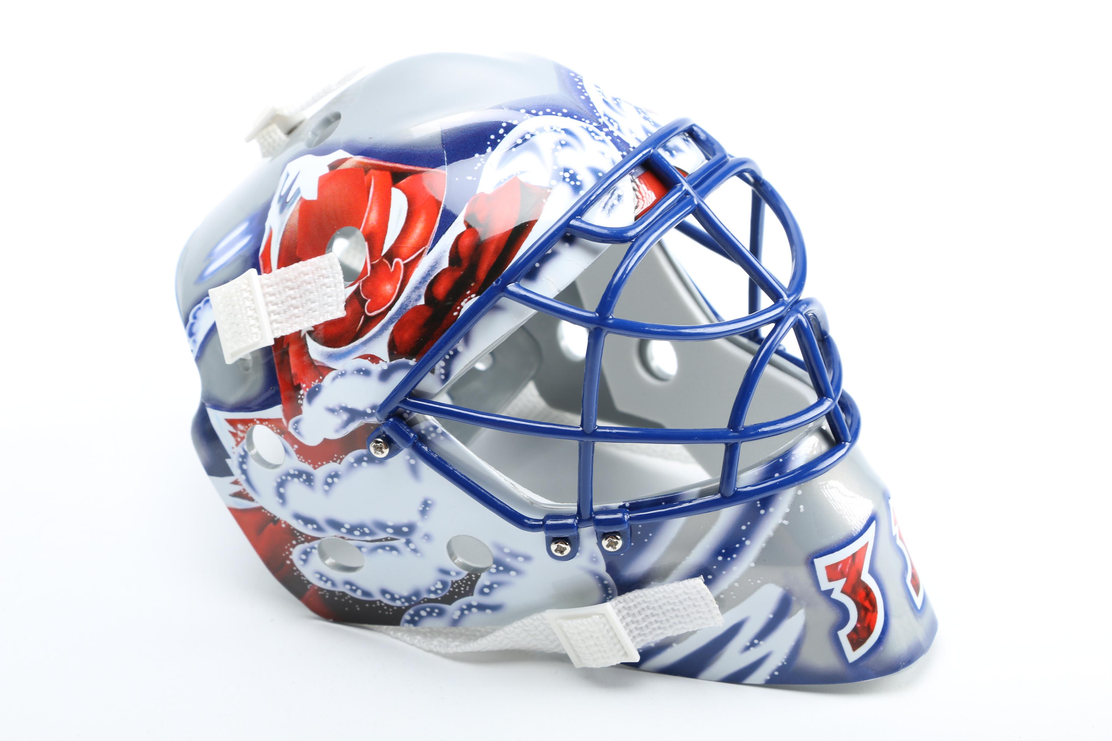 Patrick Roy and Eddie Balfour Miniature Helmets and Puck