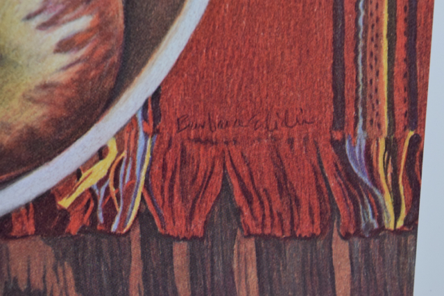 Offset Lithograph of "Galas" After Barbara Edidin of an Apple Themed Still Life