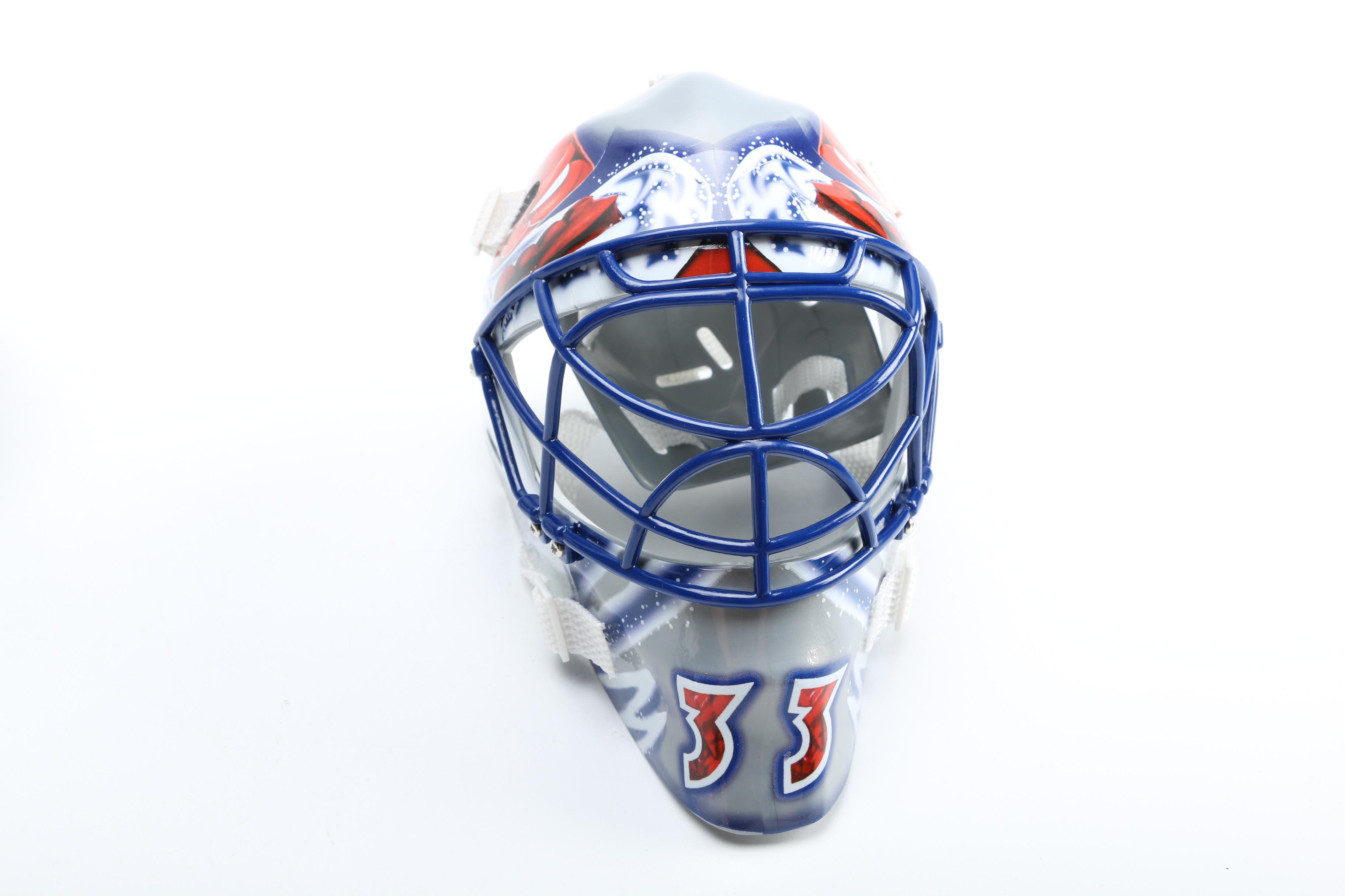 Patrick Roy and Eddie Balfour Miniature Helmets and Puck