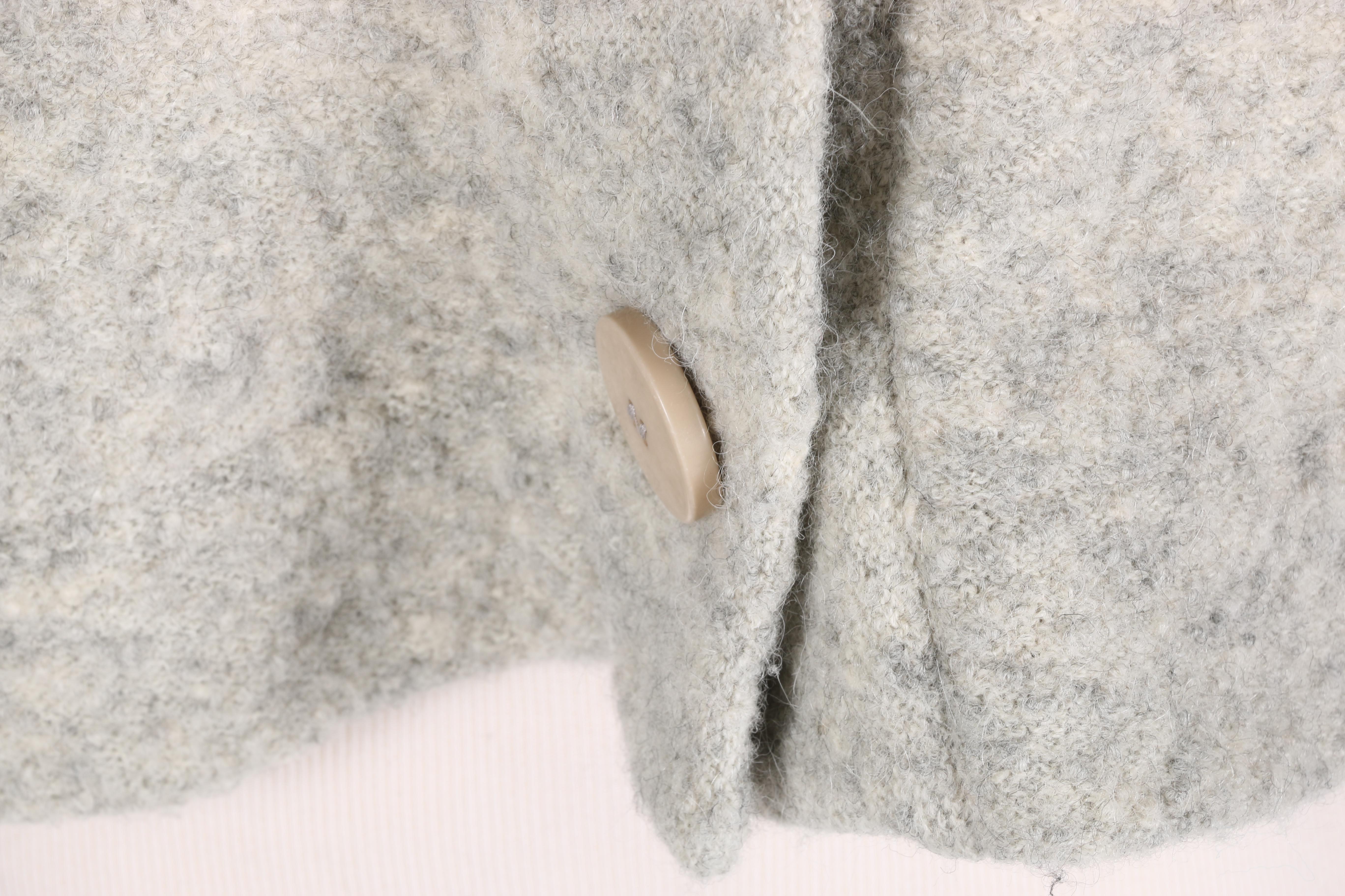 Chloé Grey Wool Blend Cardigan