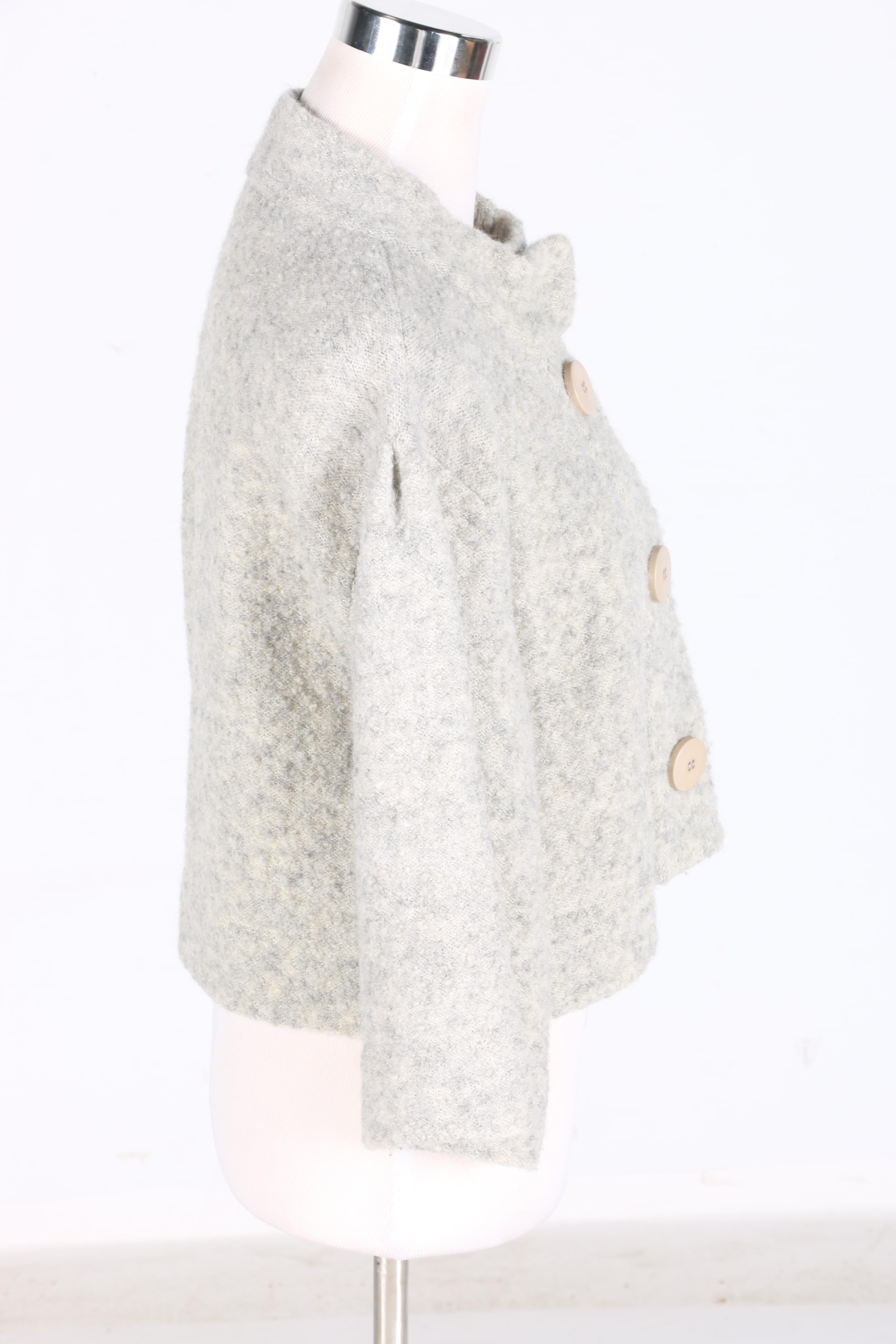 Chloé Grey Wool Blend Cardigan