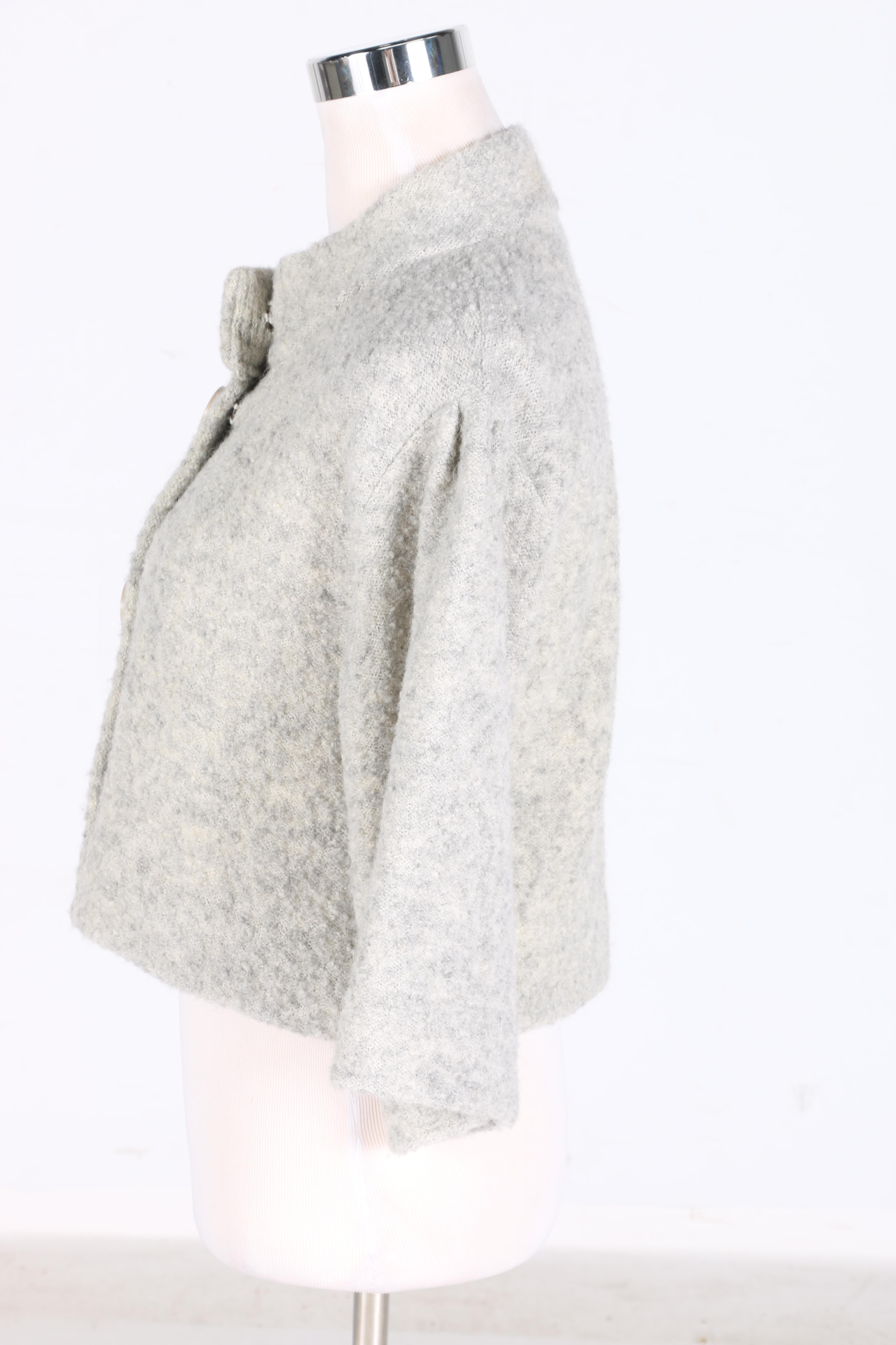 Chloé Grey Wool Blend Cardigan
