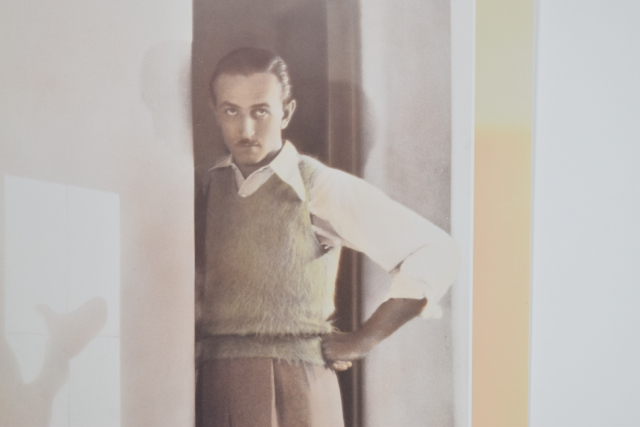 Offset Lithograph of Walt Disney and Mickey Mouse