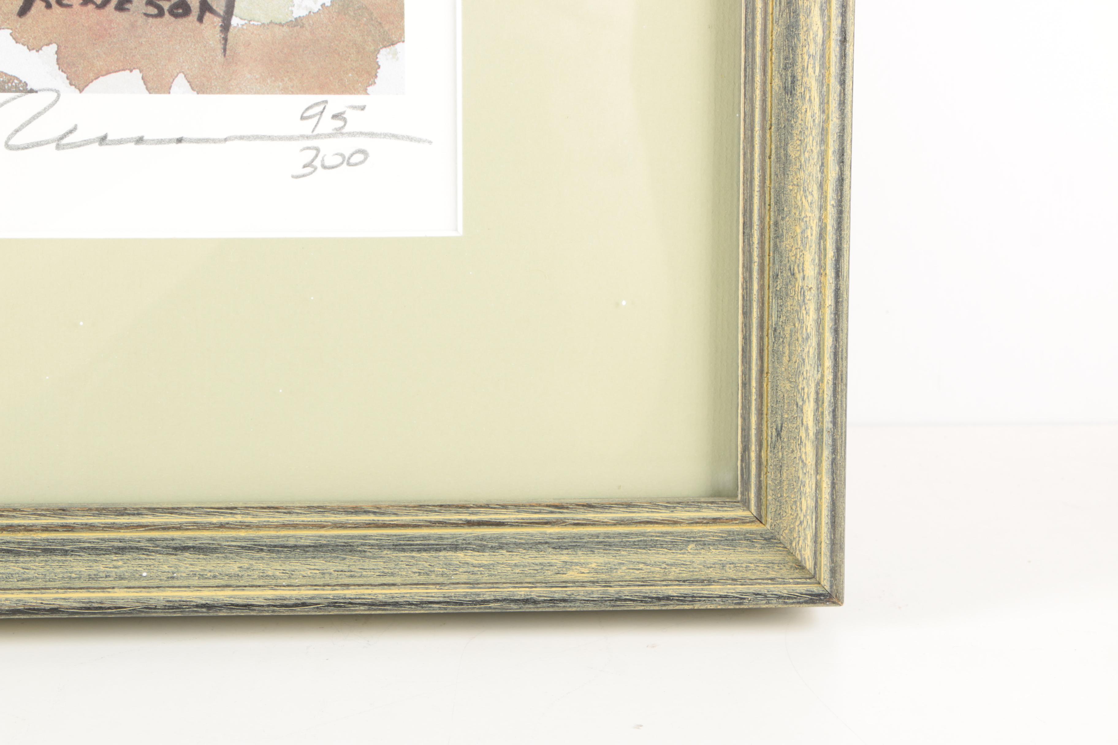 Chet Reneson Limited Edition Offset Lithograph "Coming Ashore"