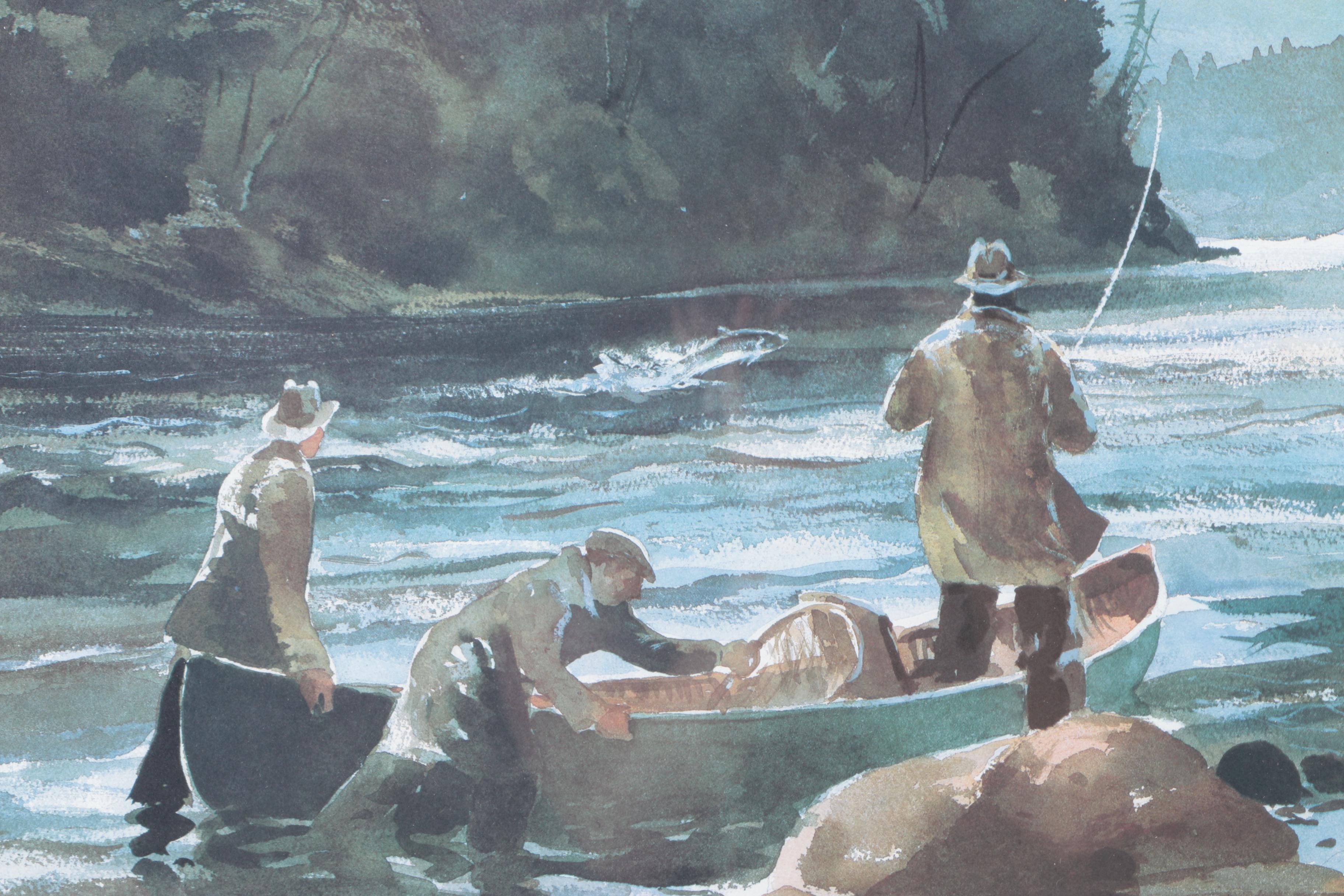 Chet Reneson Limited Edition Offset Lithograph "Coming Ashore"