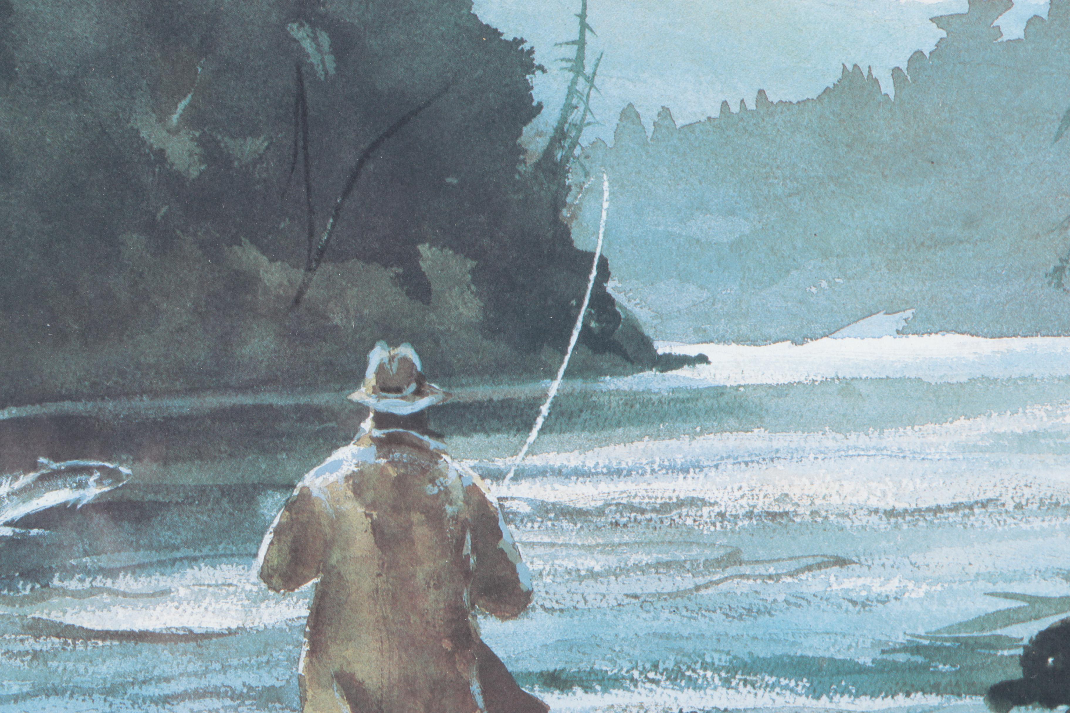 Chet Reneson Limited Edition Offset Lithograph "Coming Ashore"