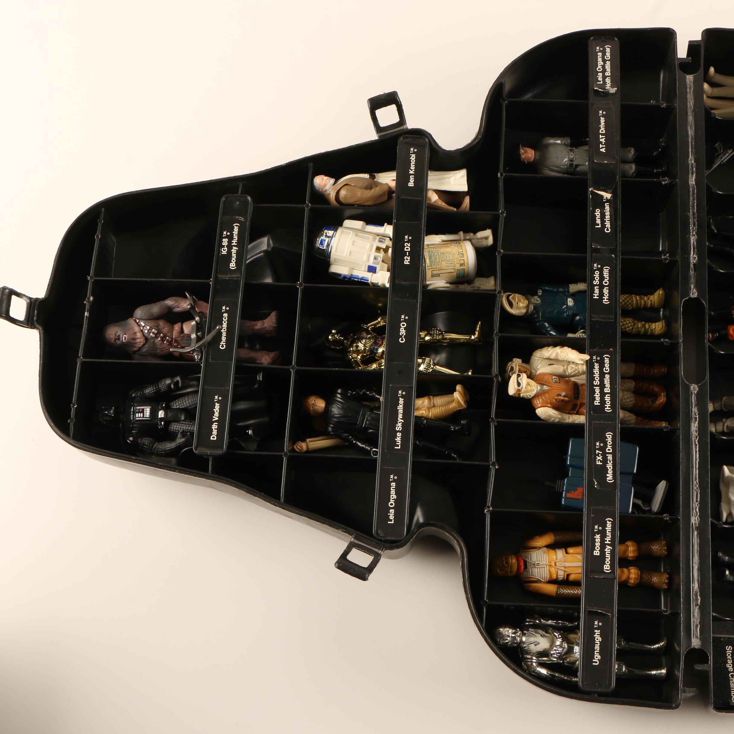 "Darth Vader" Action Figure Storage Cases and Other "Star Wars" Memorabilia