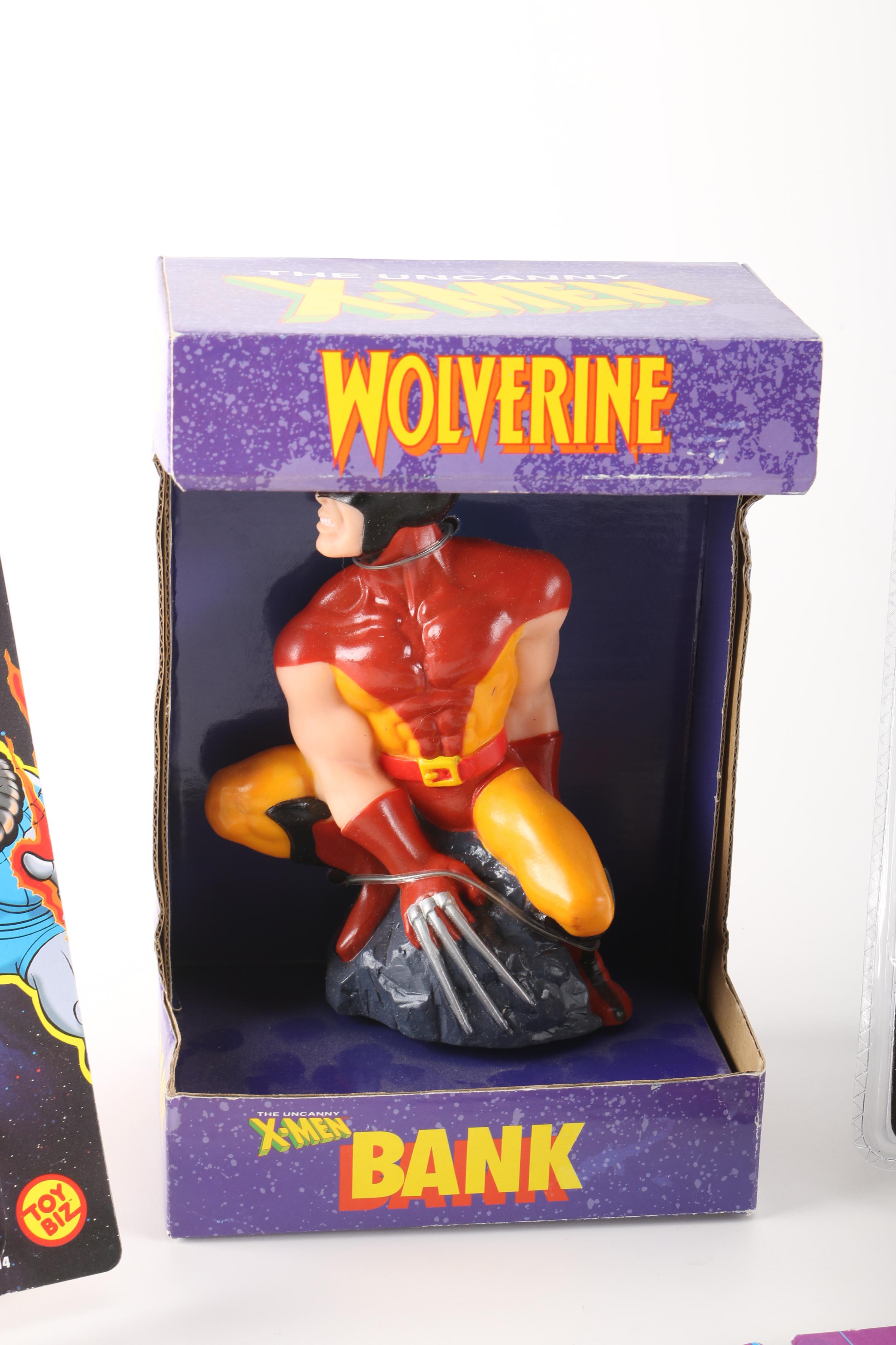 Collection of Marvel Action Figures