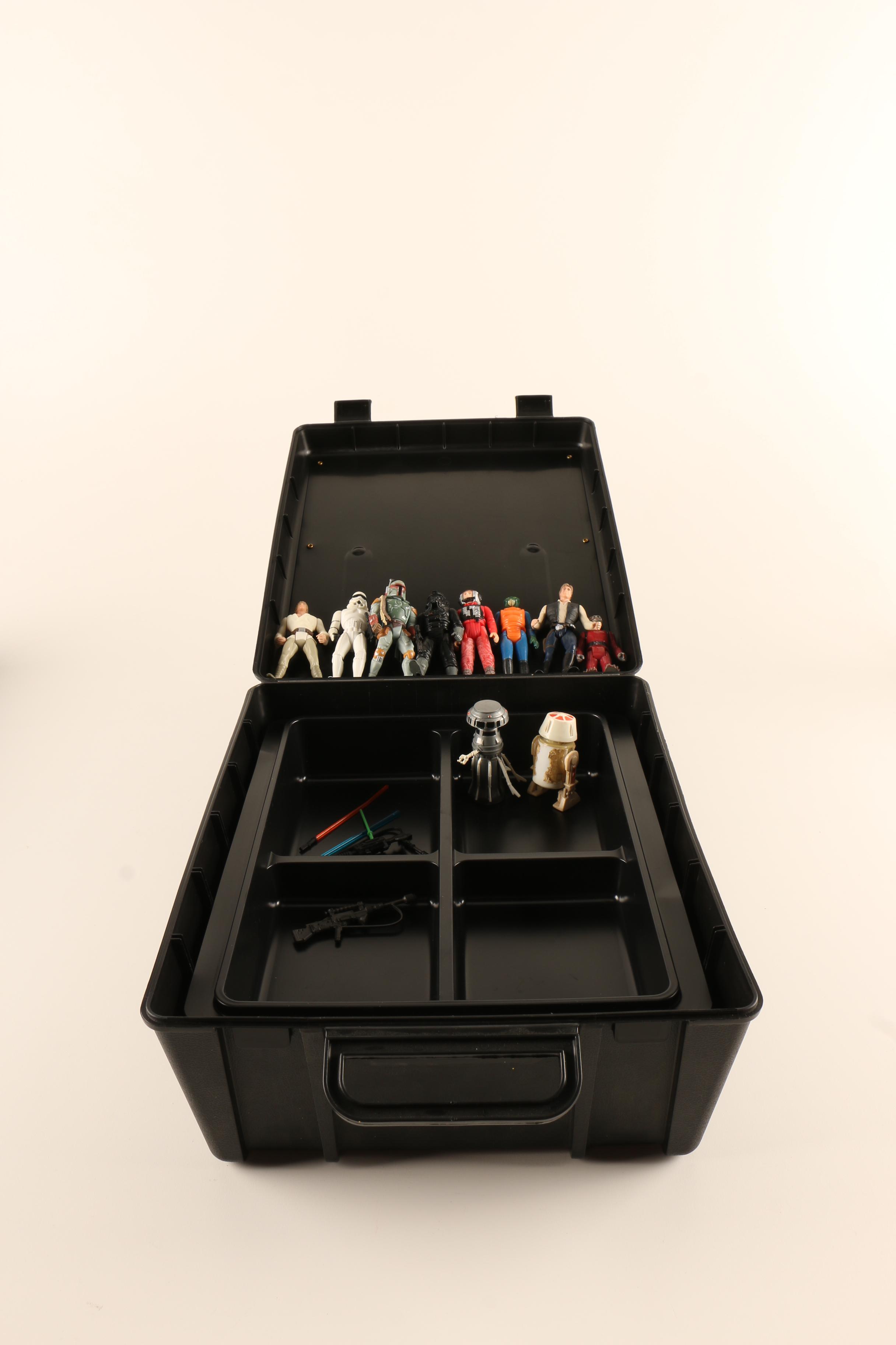 "Darth Vader" Action Figure Storage Cases and Other "Star Wars" Memorabilia