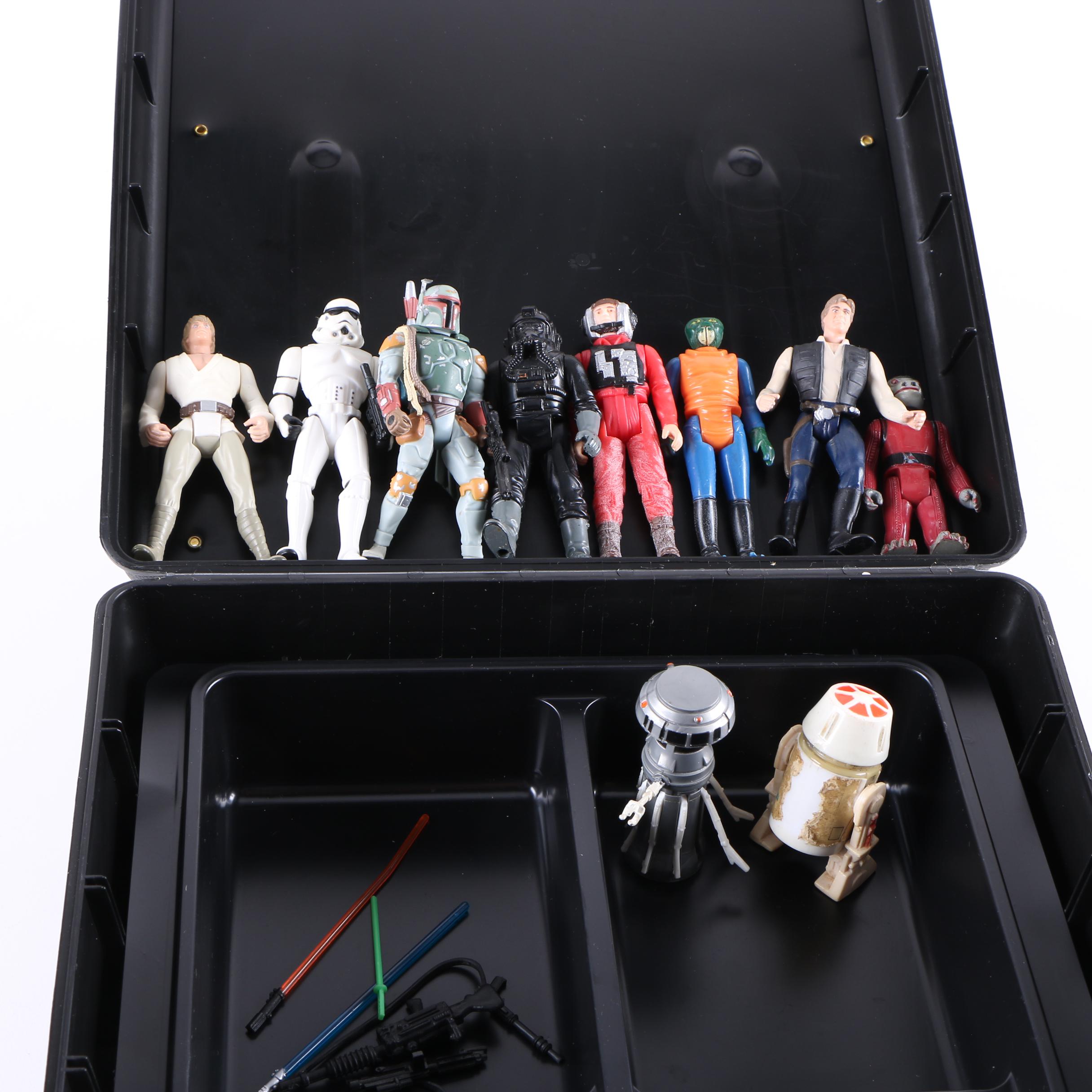 "Darth Vader" Action Figure Storage Cases and Other "Star Wars" Memorabilia