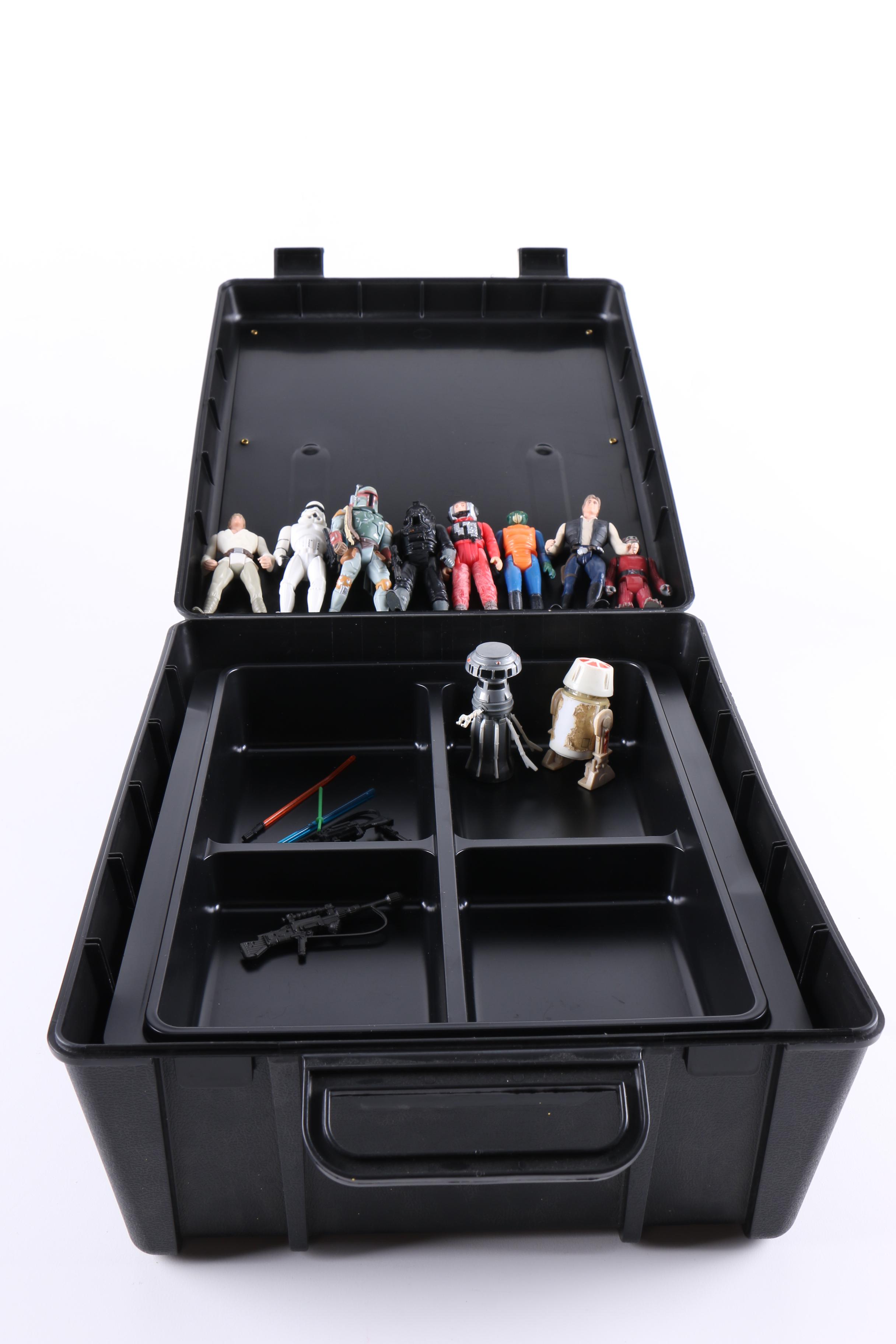 "Darth Vader" Action Figure Storage Cases and Other "Star Wars" Memorabilia