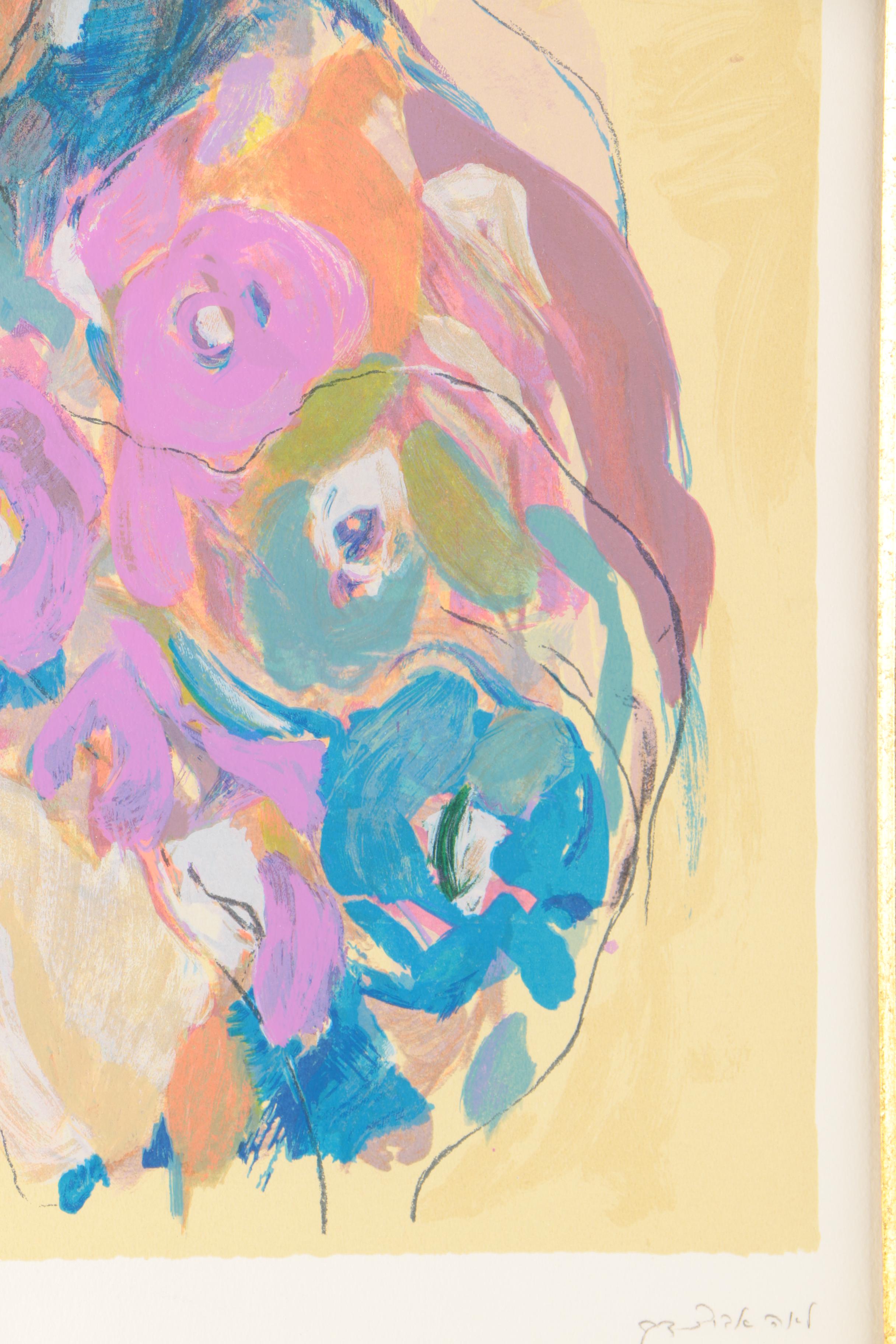 Lea Avizedek Limited Edition Serigraph on Paper "Margot"