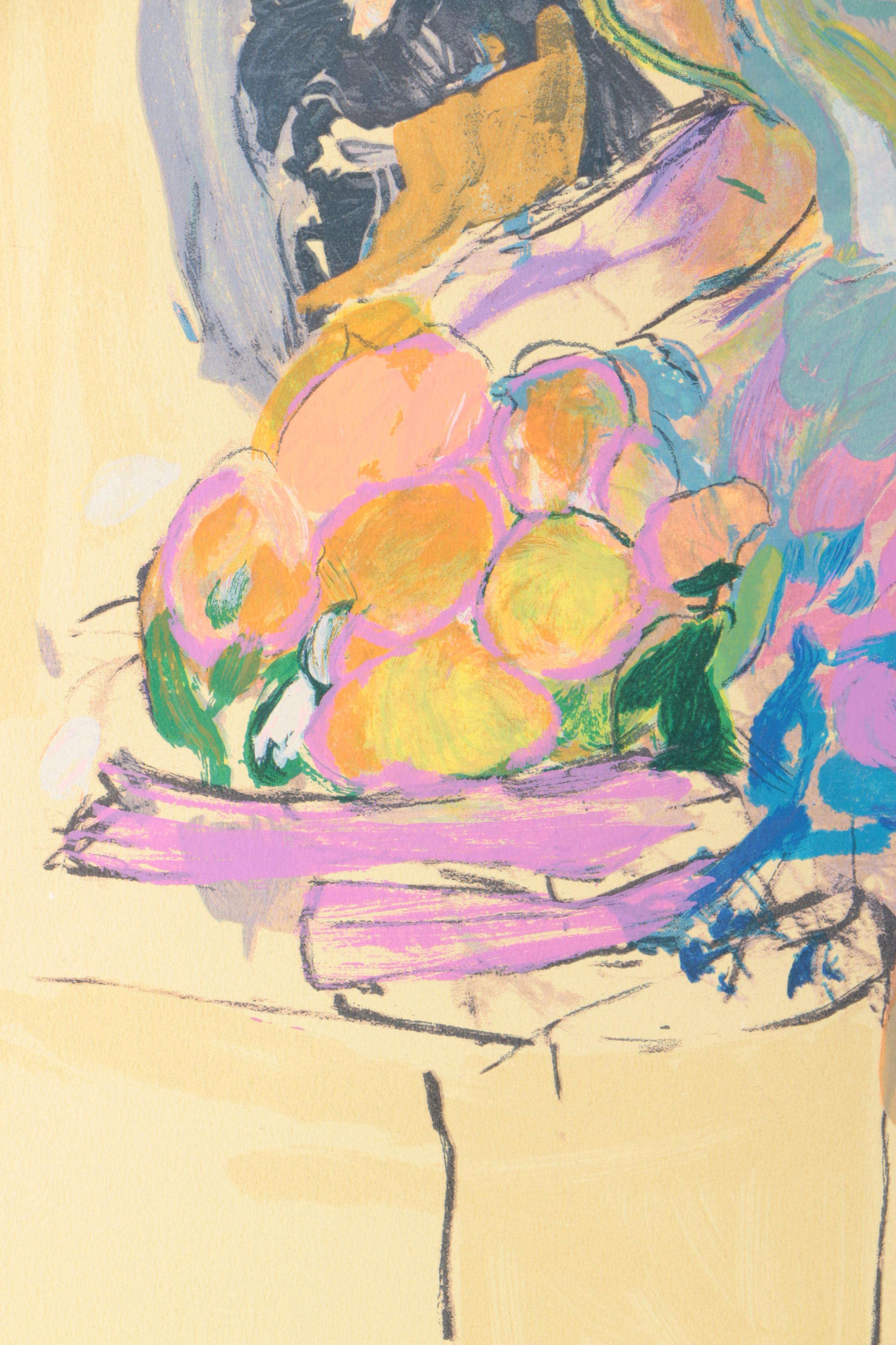 Lea Avizedek Limited Edition Serigraph on Paper "Margot"