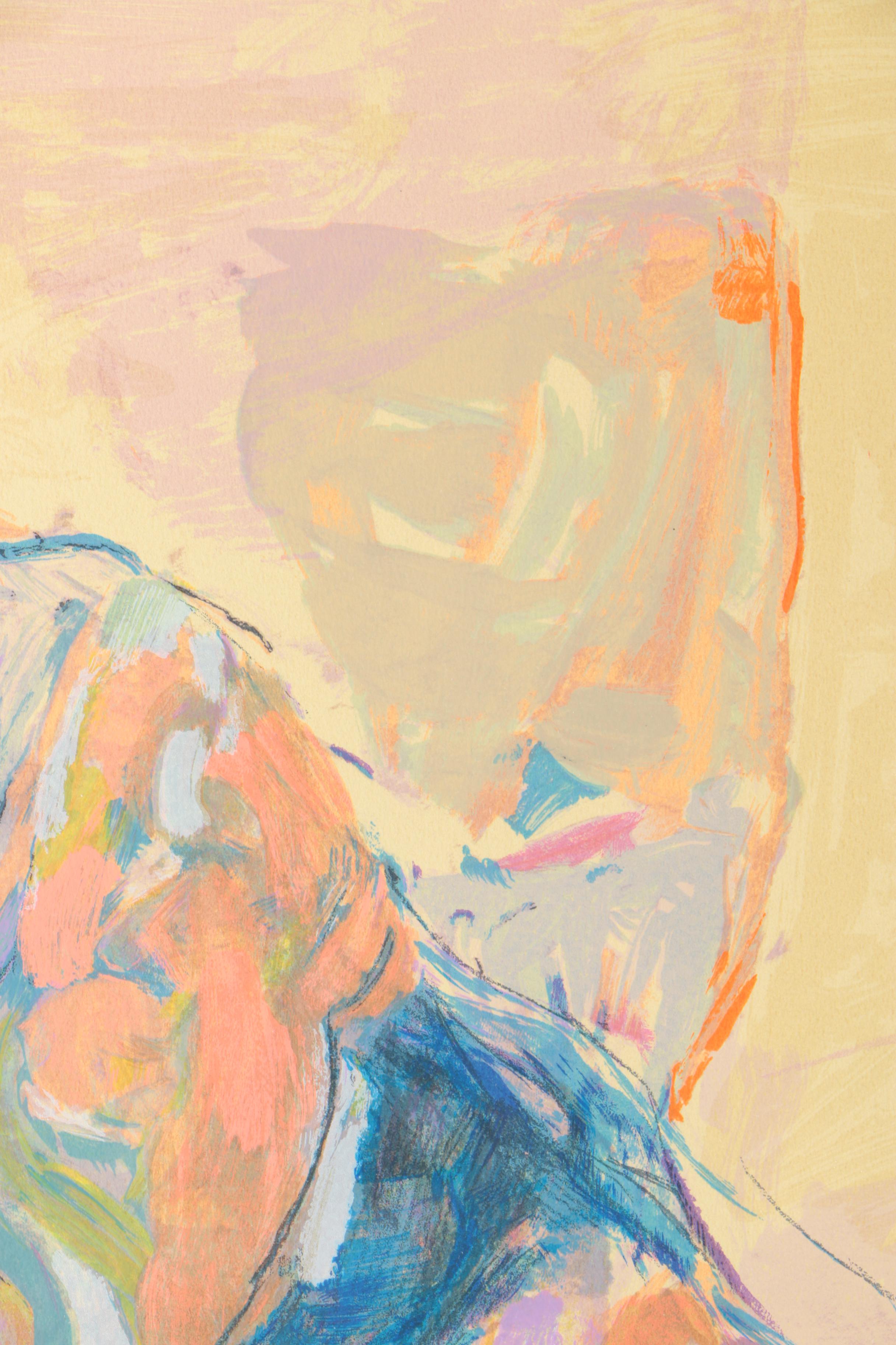 Lea Avizedek Limited Edition Serigraph on Paper "Margot"