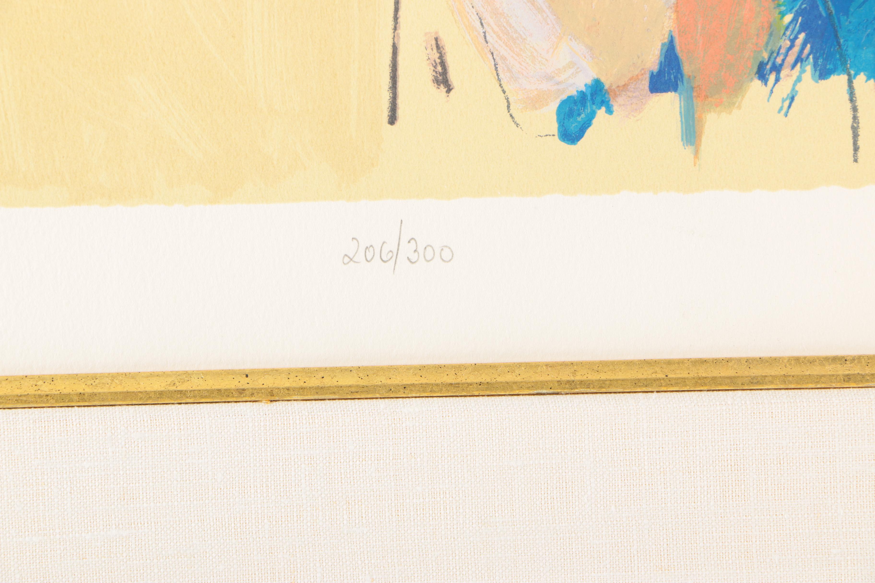 Lea Avizedek Limited Edition Serigraph on Paper "Margot"