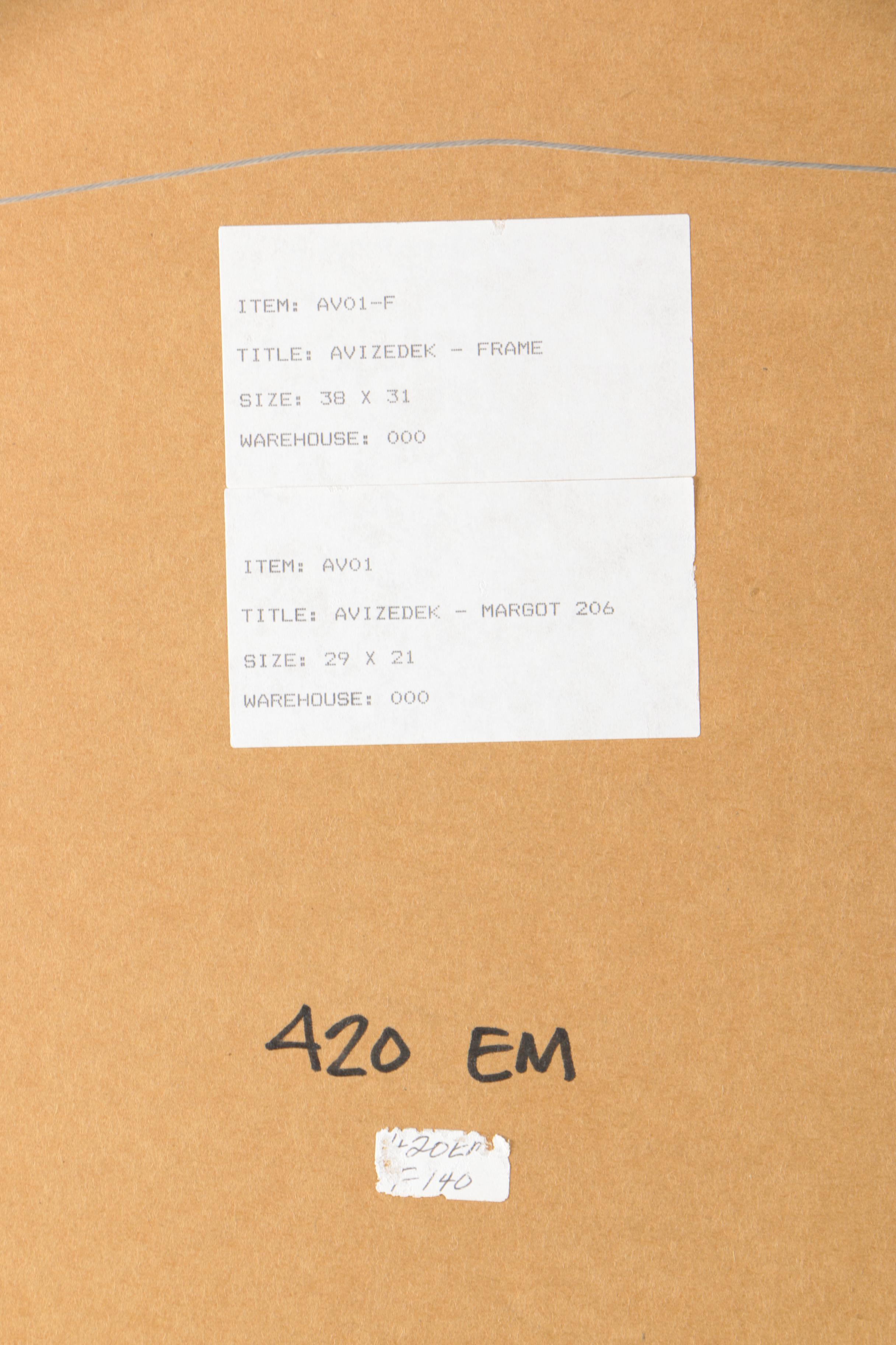 Lea Avizedek Limited Edition Serigraph on Paper "Margot"