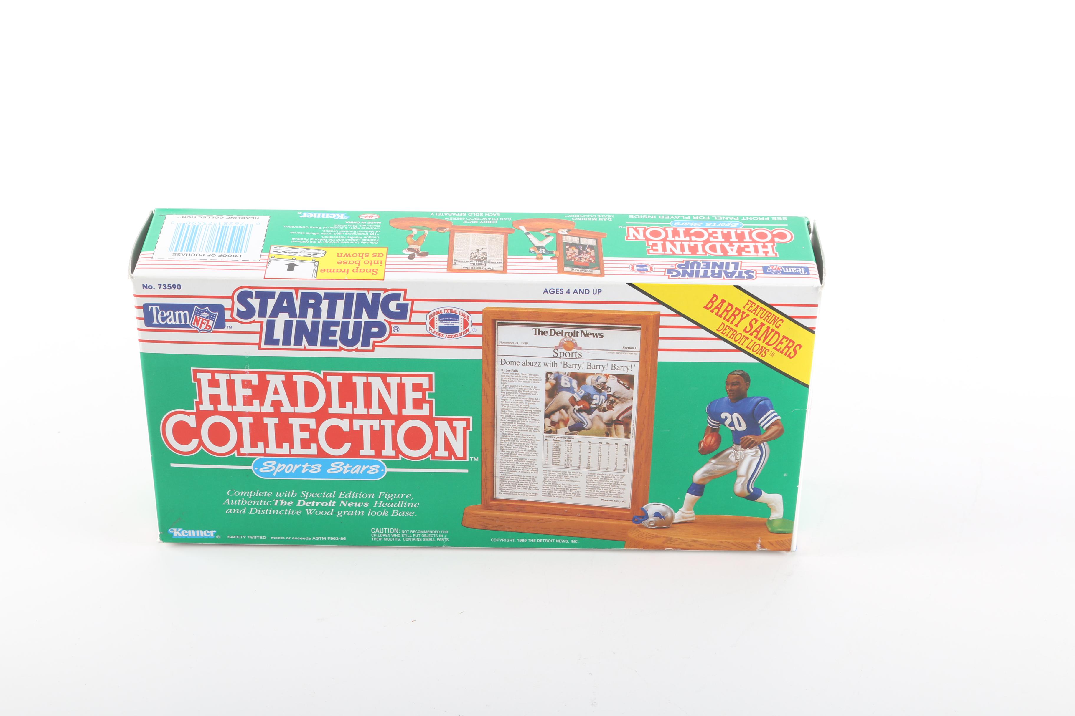 Assorted Barry Sanders Football Memorabilia