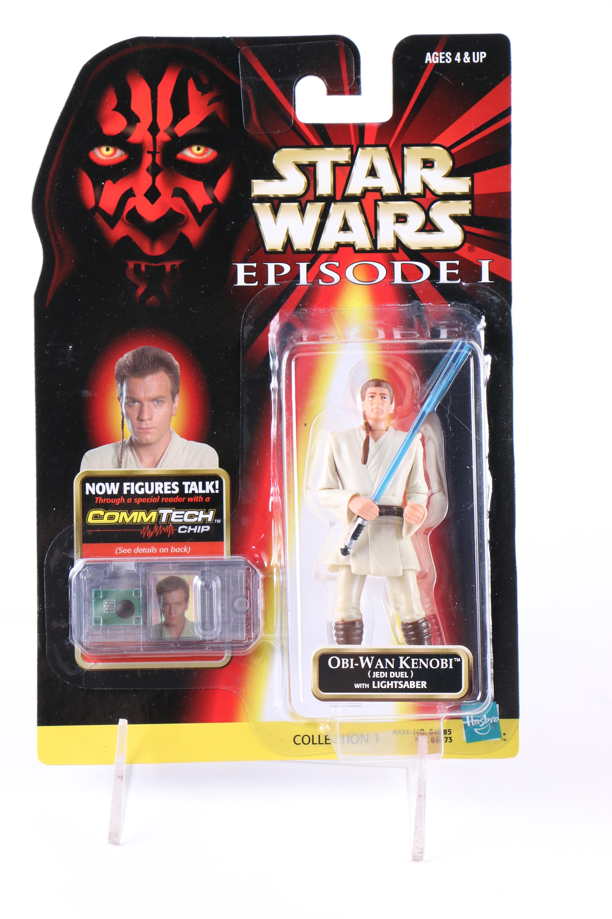 "Star Wars: Episode I" CommTech Reader and Action Figures