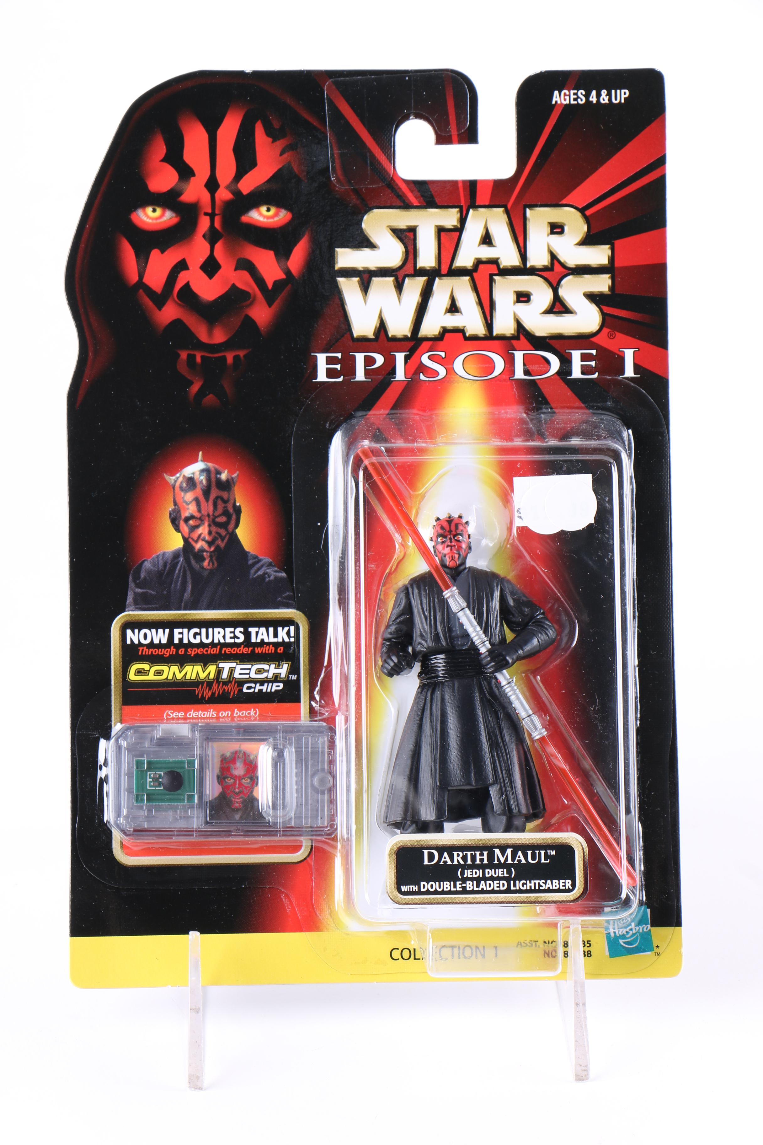 "Star Wars: Episode I" CommTech Reader and Action Figures