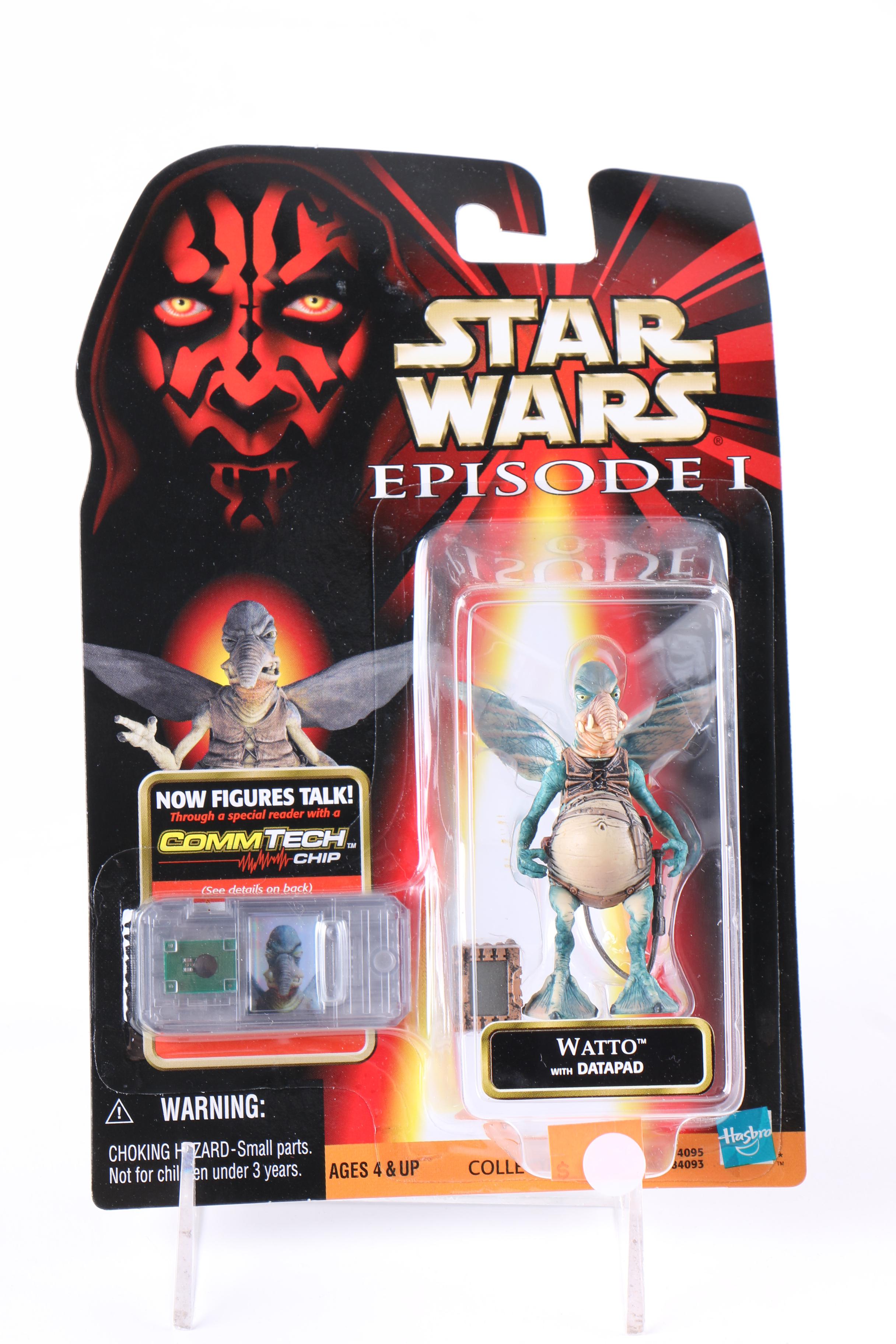 "Star Wars: Episode I" CommTech Reader and Action Figures
