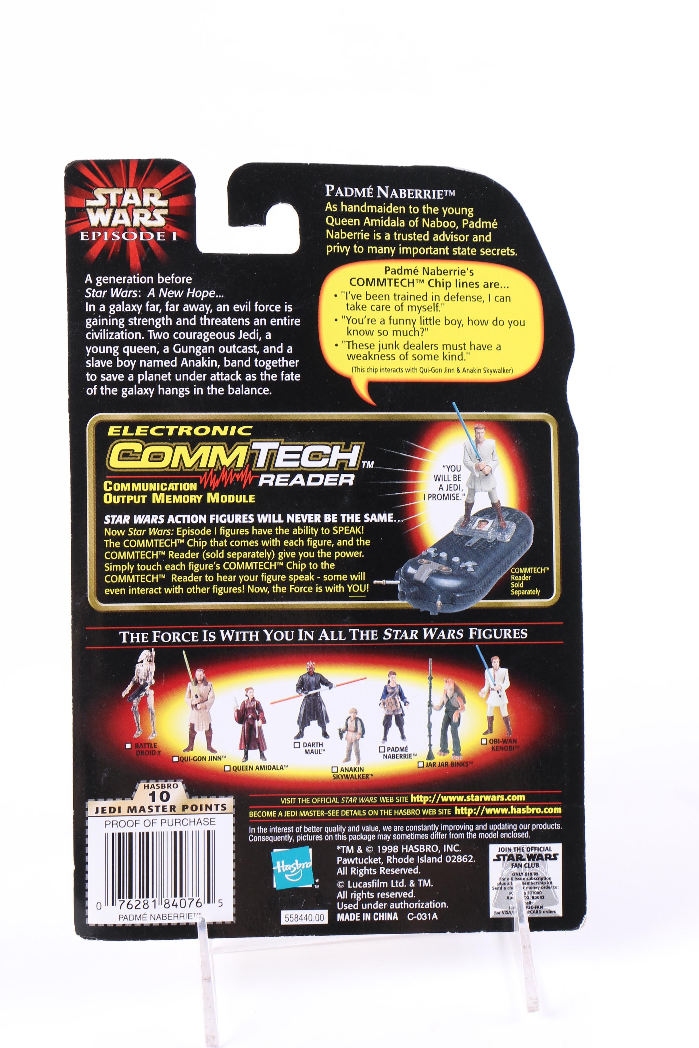 "Star Wars: Episode I" CommTech Reader and Action Figures