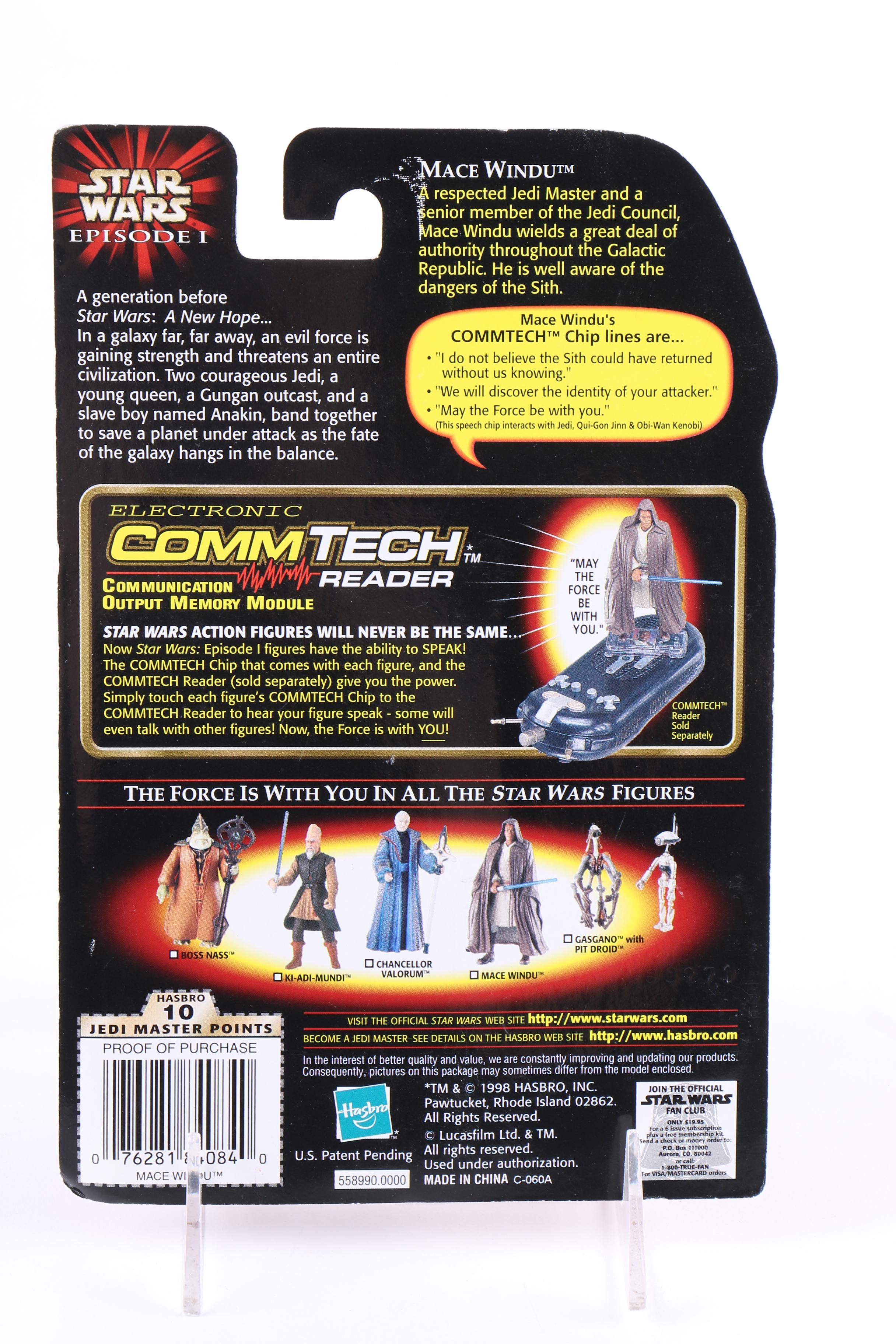 "Star Wars: Episode I" CommTech Reader and Action Figures