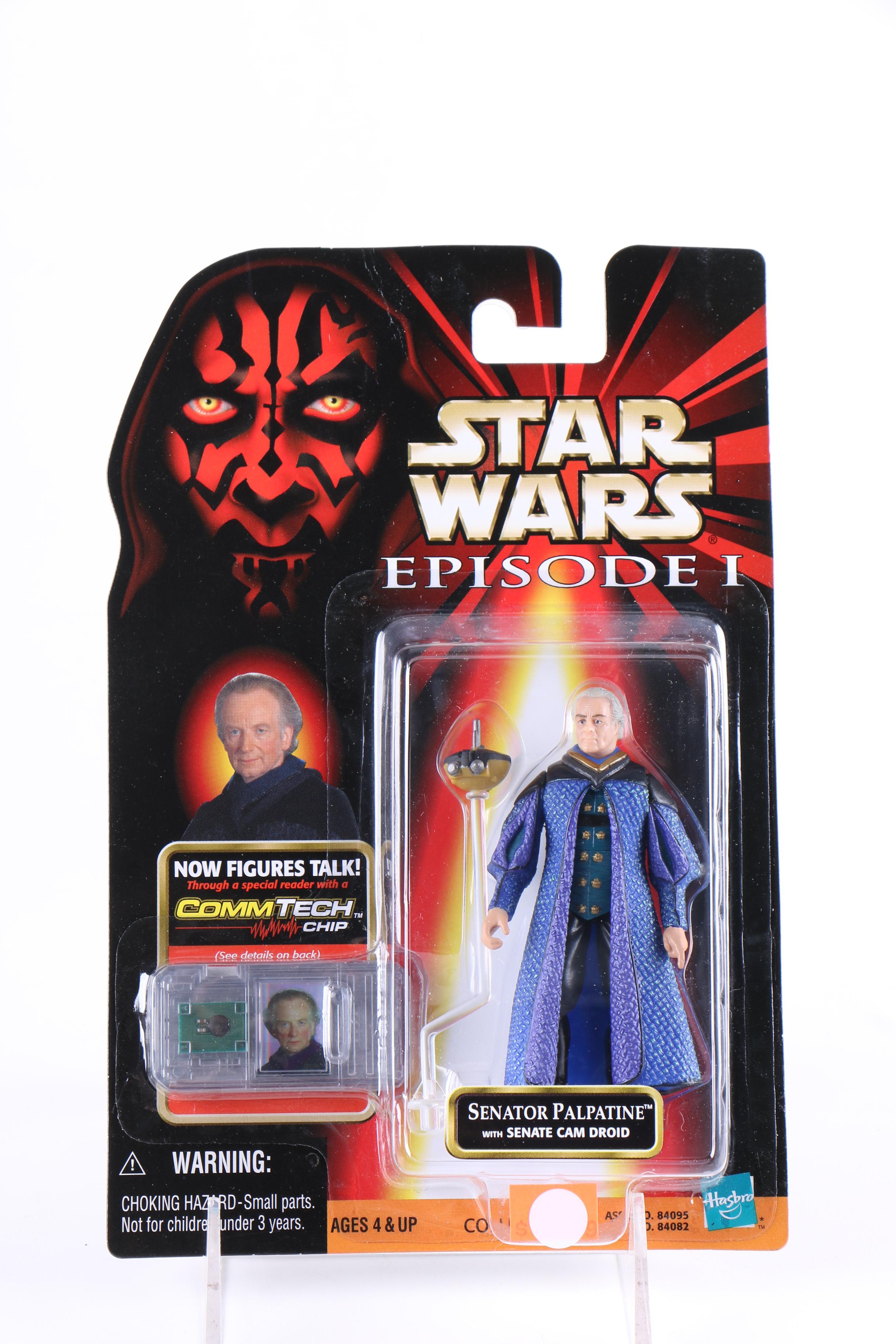 "Star Wars: Episode I" CommTech Reader and Action Figures