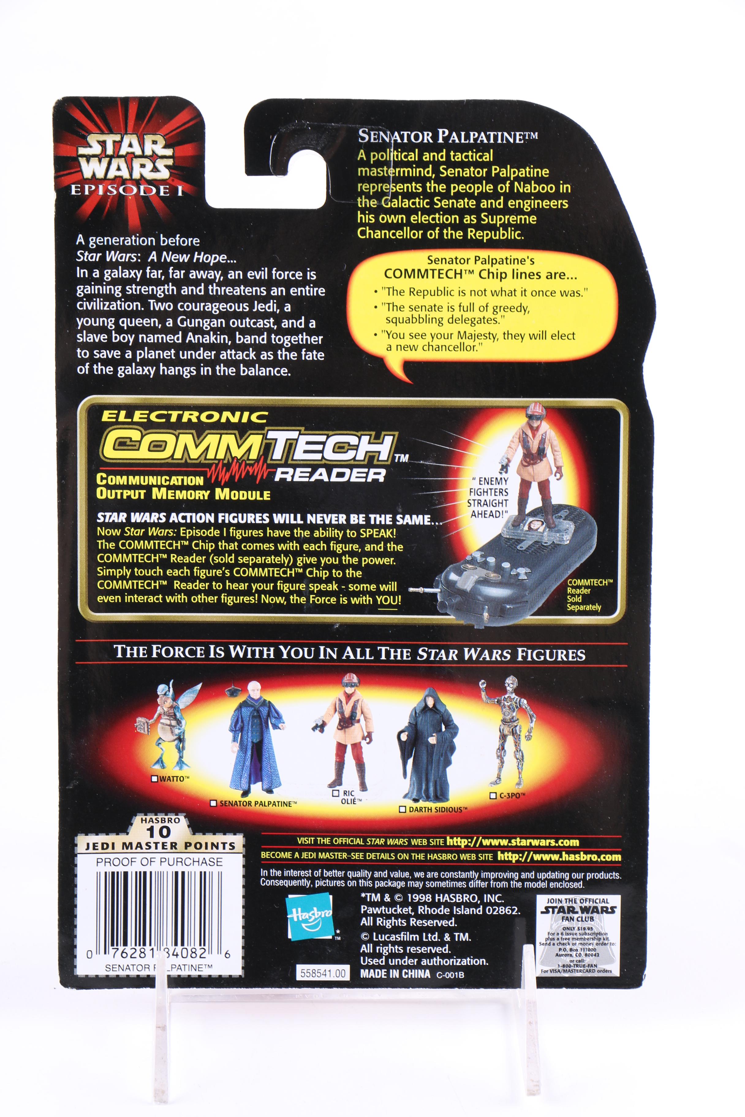 "Star Wars: Episode I" CommTech Reader and Action Figures