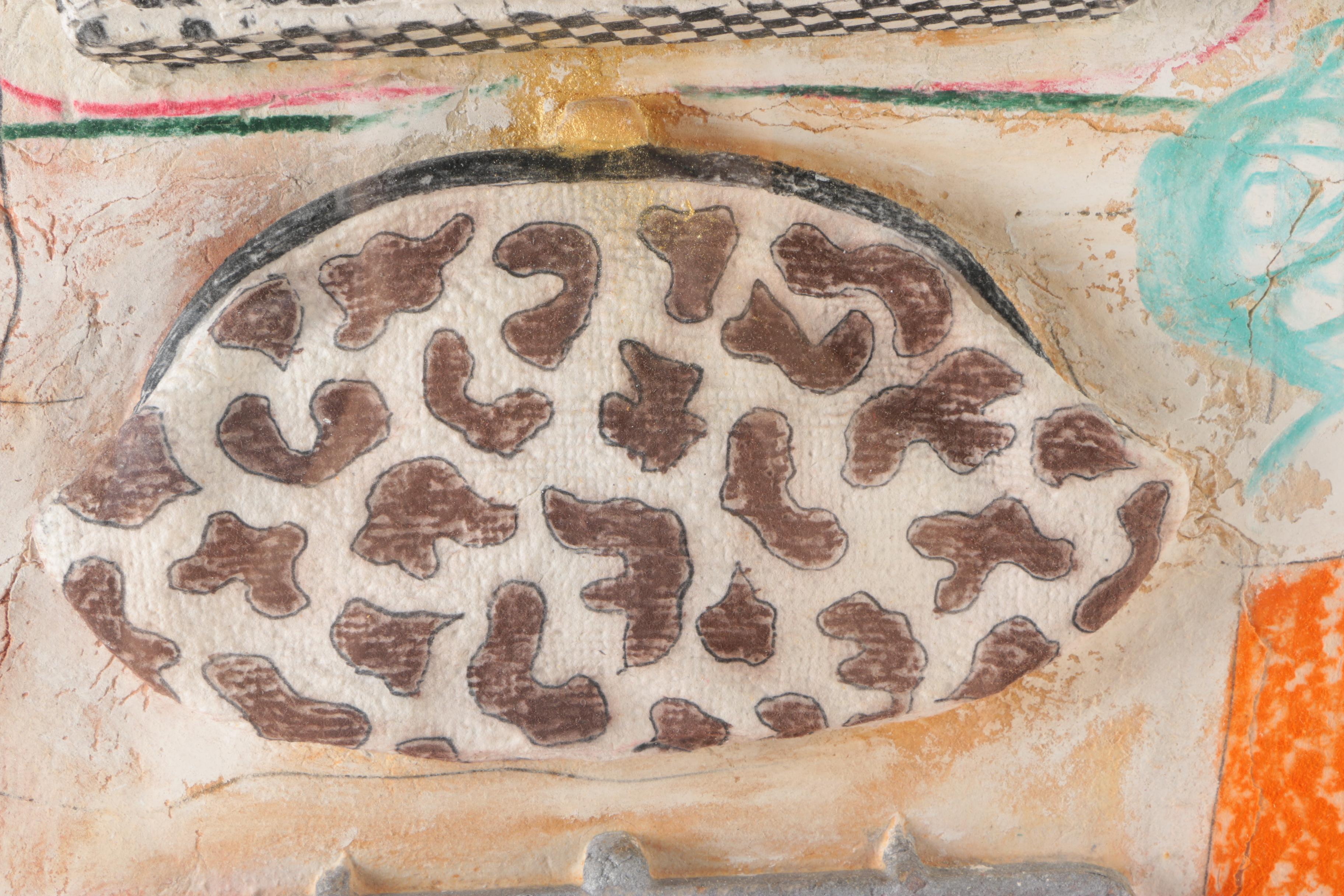 Paper Mache Art by Melnick titled "Handbag VIII"