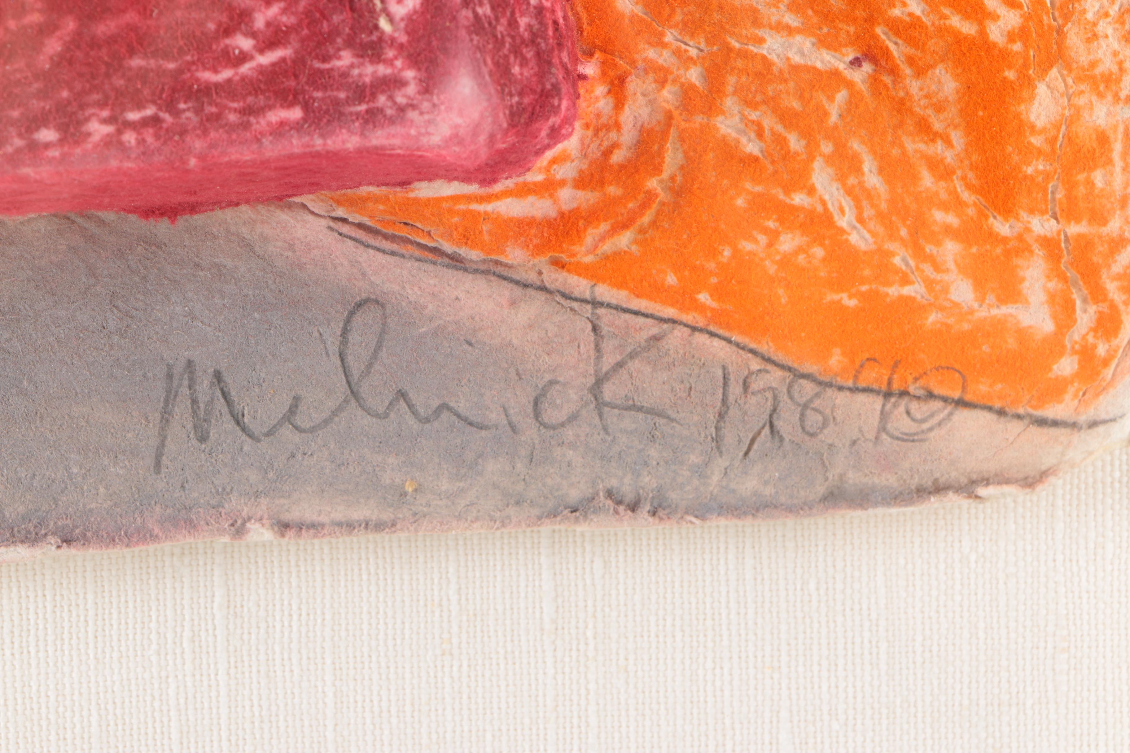 Paper Mache Art by Melnick titled "Handbag VIII"