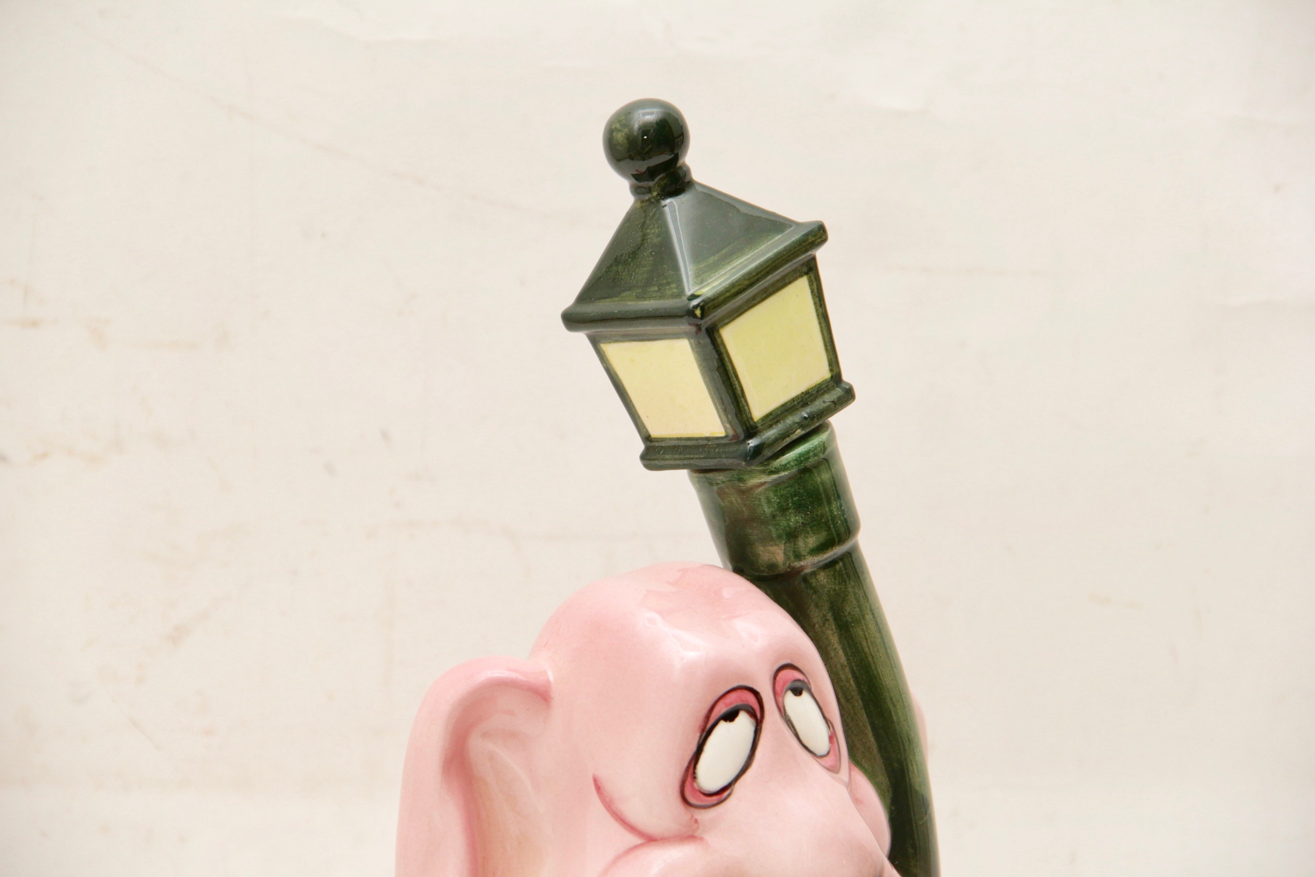 Vintage Pink Elephant Musical Decanter