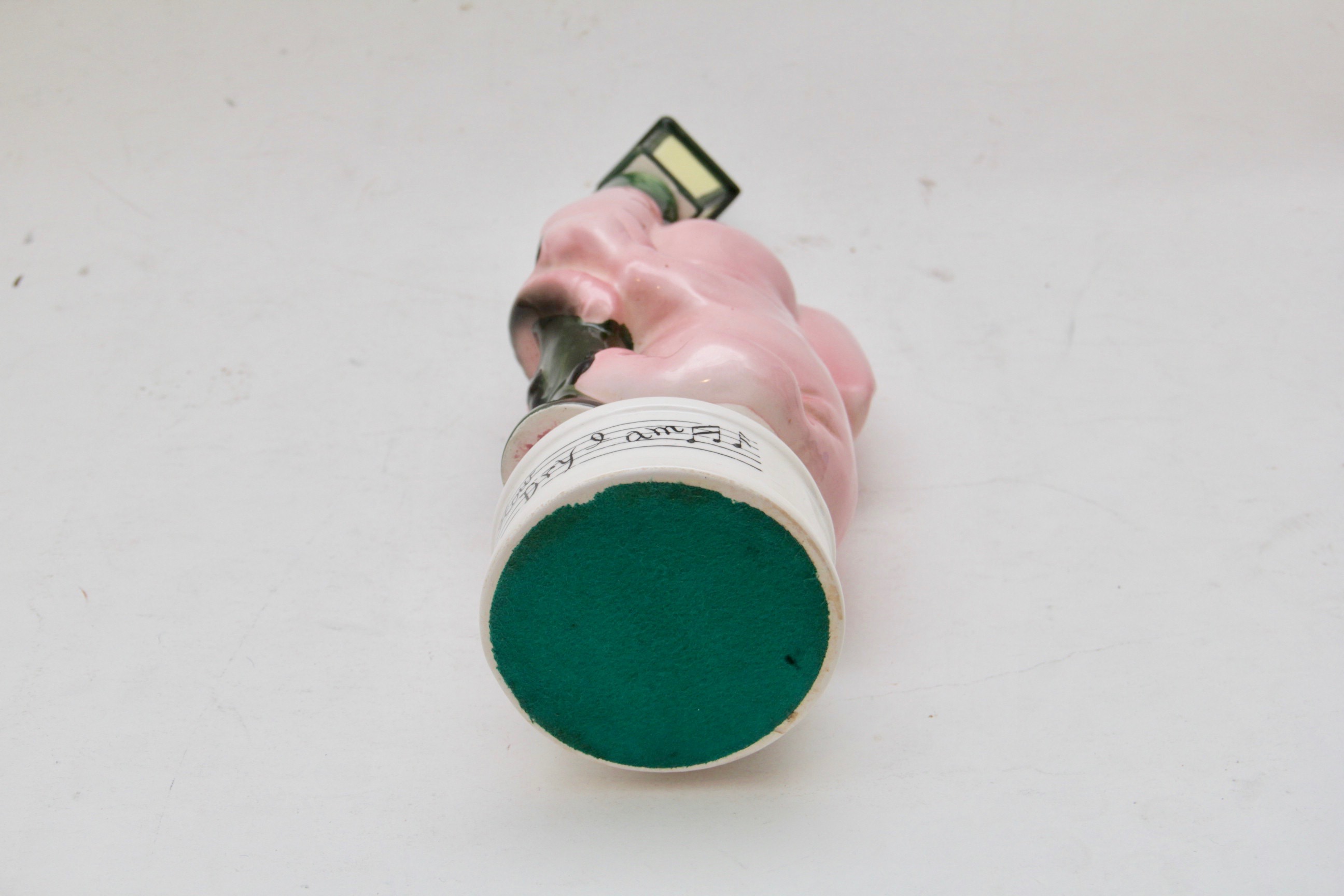 Vintage Pink Elephant Musical Decanter