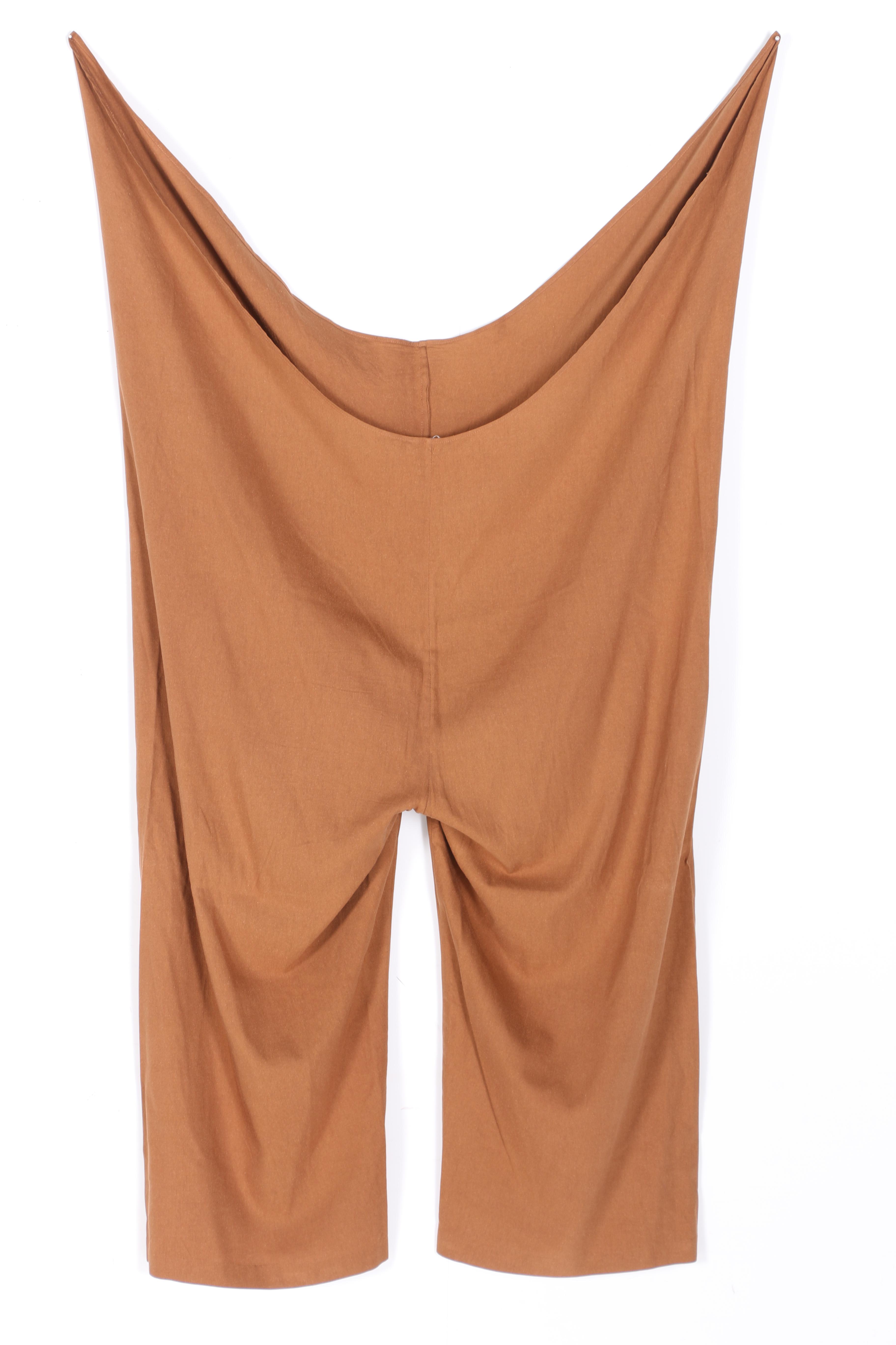 Gold Tone Trim Shirt With Pants by Romeo Gigli